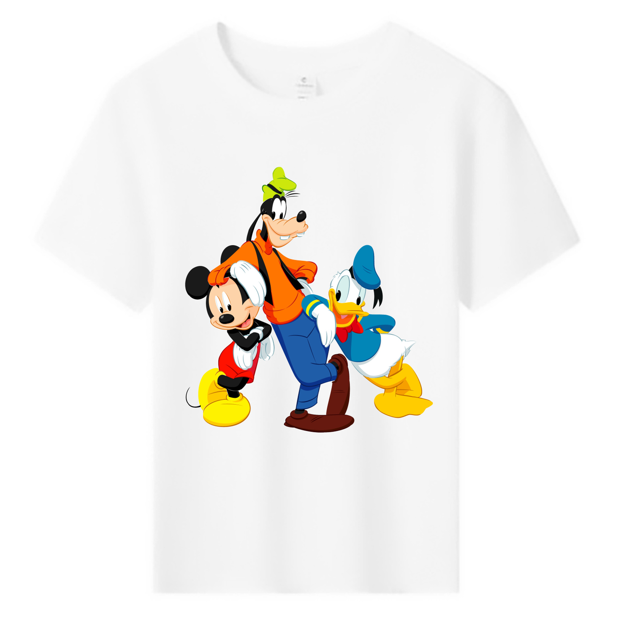 ミッキーマウス Mickey Mouse 綿100％キッズTシャツ（フロントプリント）