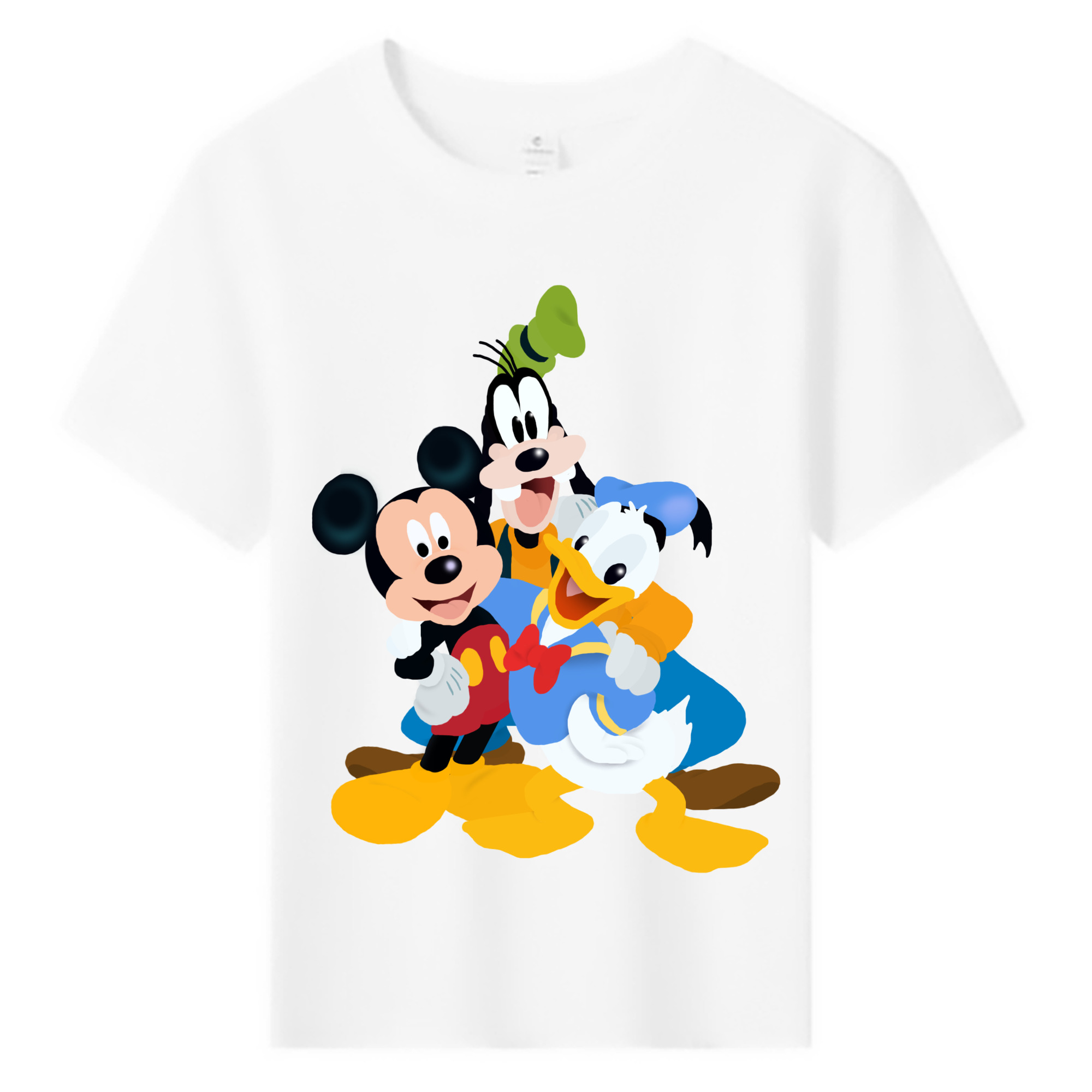 ミッキーマウス Mickey Mouse 綿100％キッズTシャツ（フロントプリント）