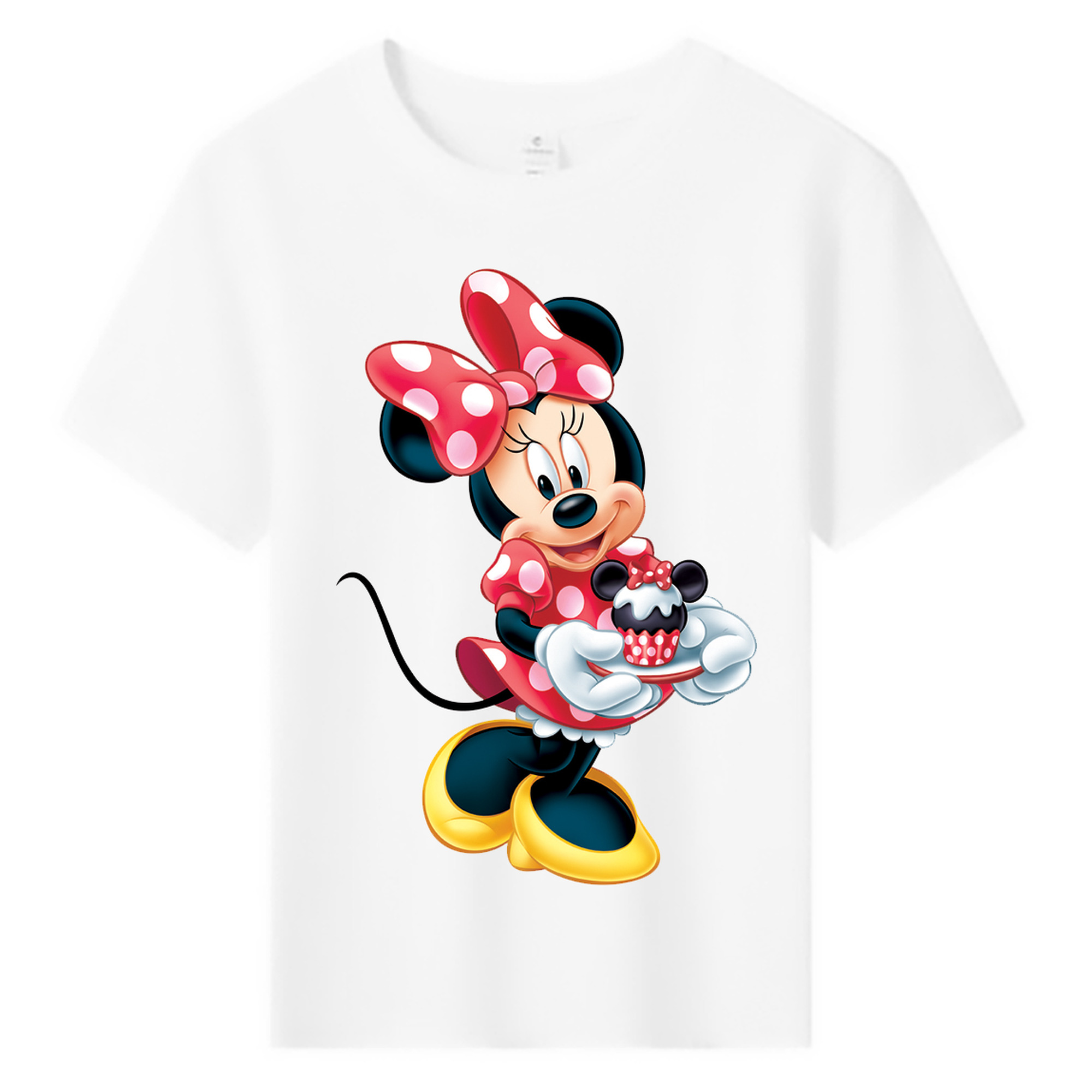 ミッキーマウス Mickey Mouse 綿100％キッズTシャツ（フロントプリント）