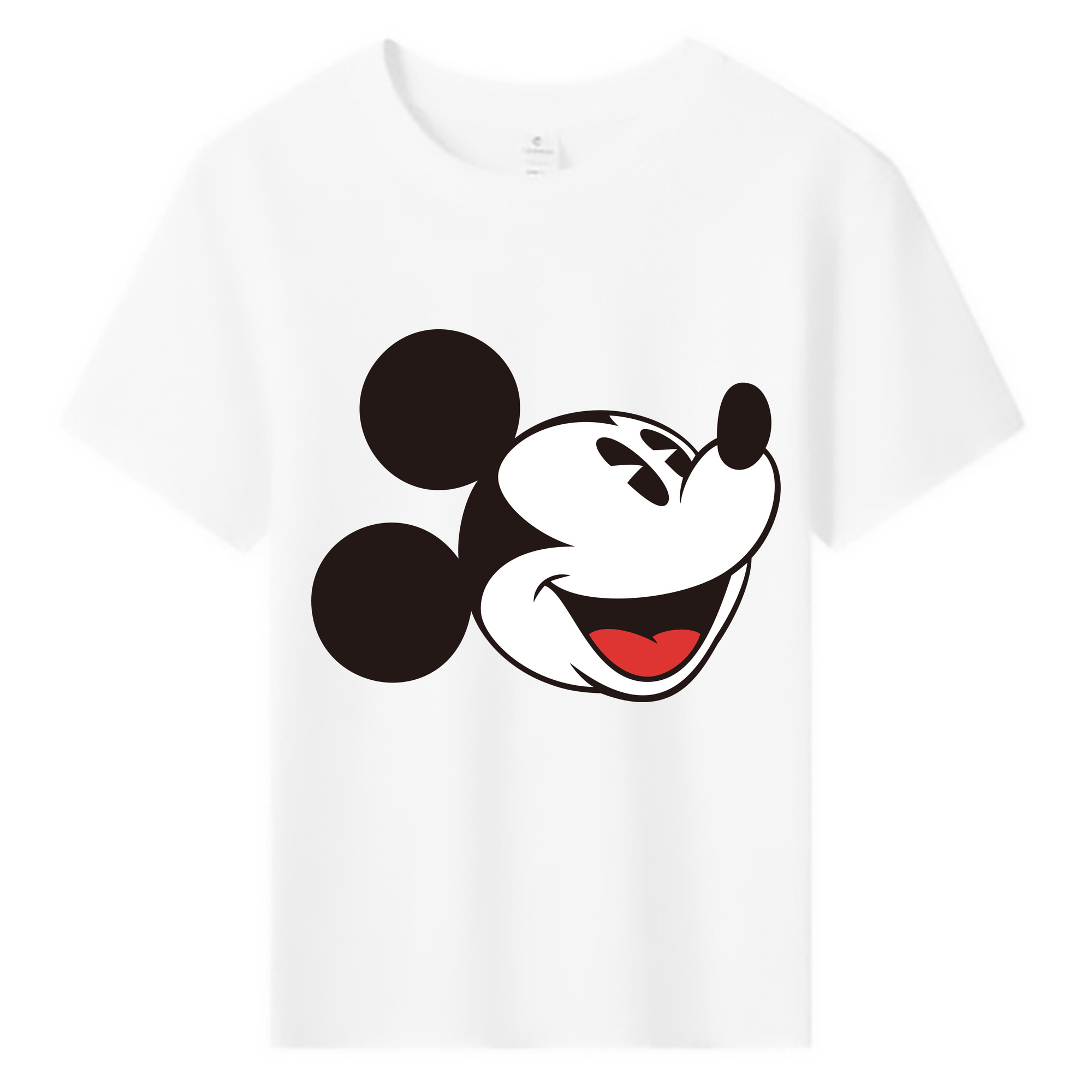 ミッキーマウス Mickey Mouse 綿100％キッズTシャツ（フロントプリント）