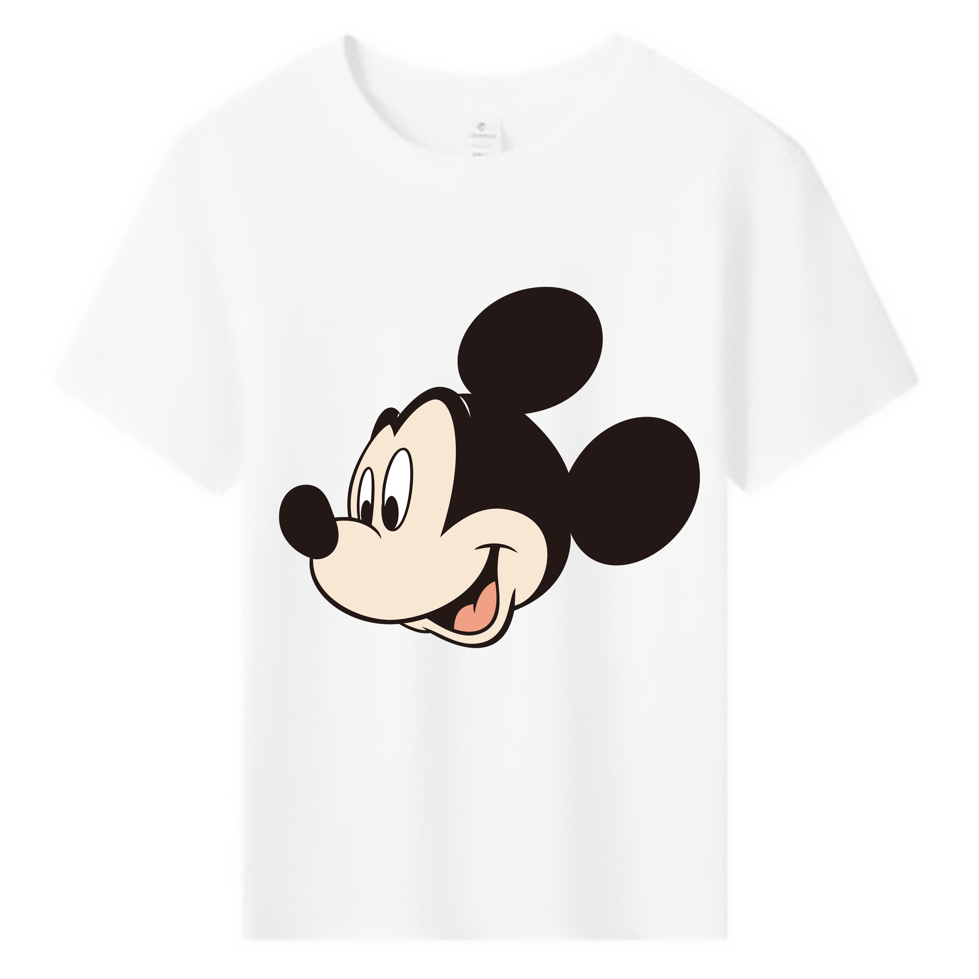 ミッキーマウス Mickey Mouse 綿100％キッズTシャツ（フロントプリント）