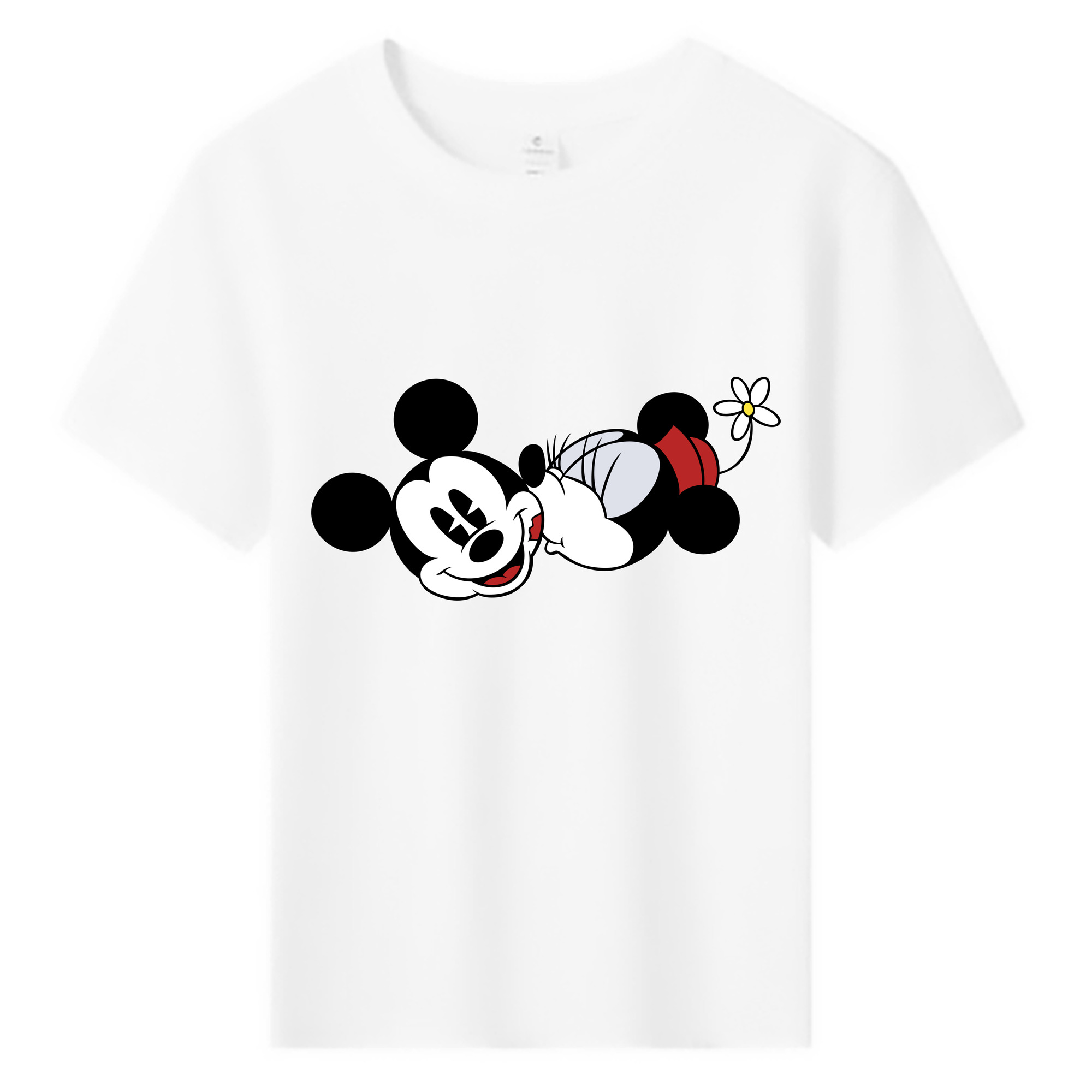 ミッキーマウス Mickey Mouse 綿100％キッズTシャツ（フロントプリント）