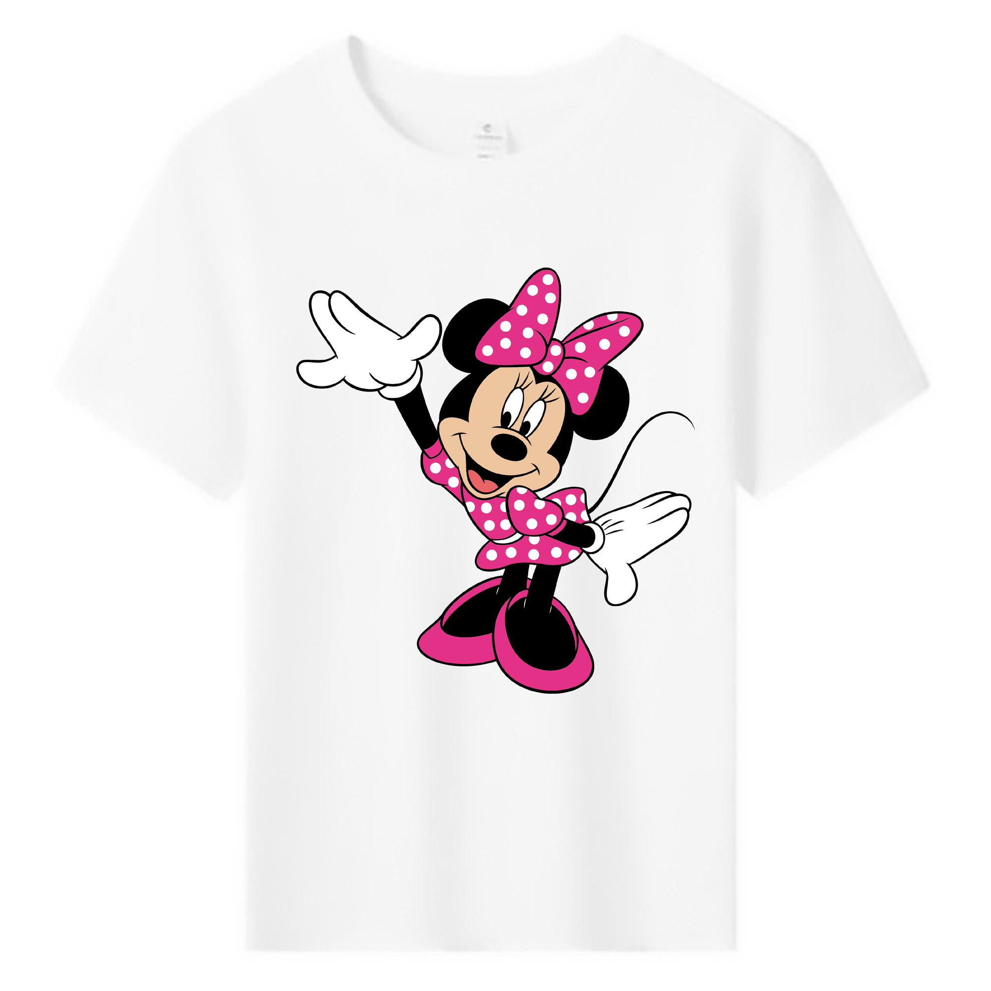 ミッキーマウス Mickey Mouse 綿100％キッズTシャツ（フロントプリント）