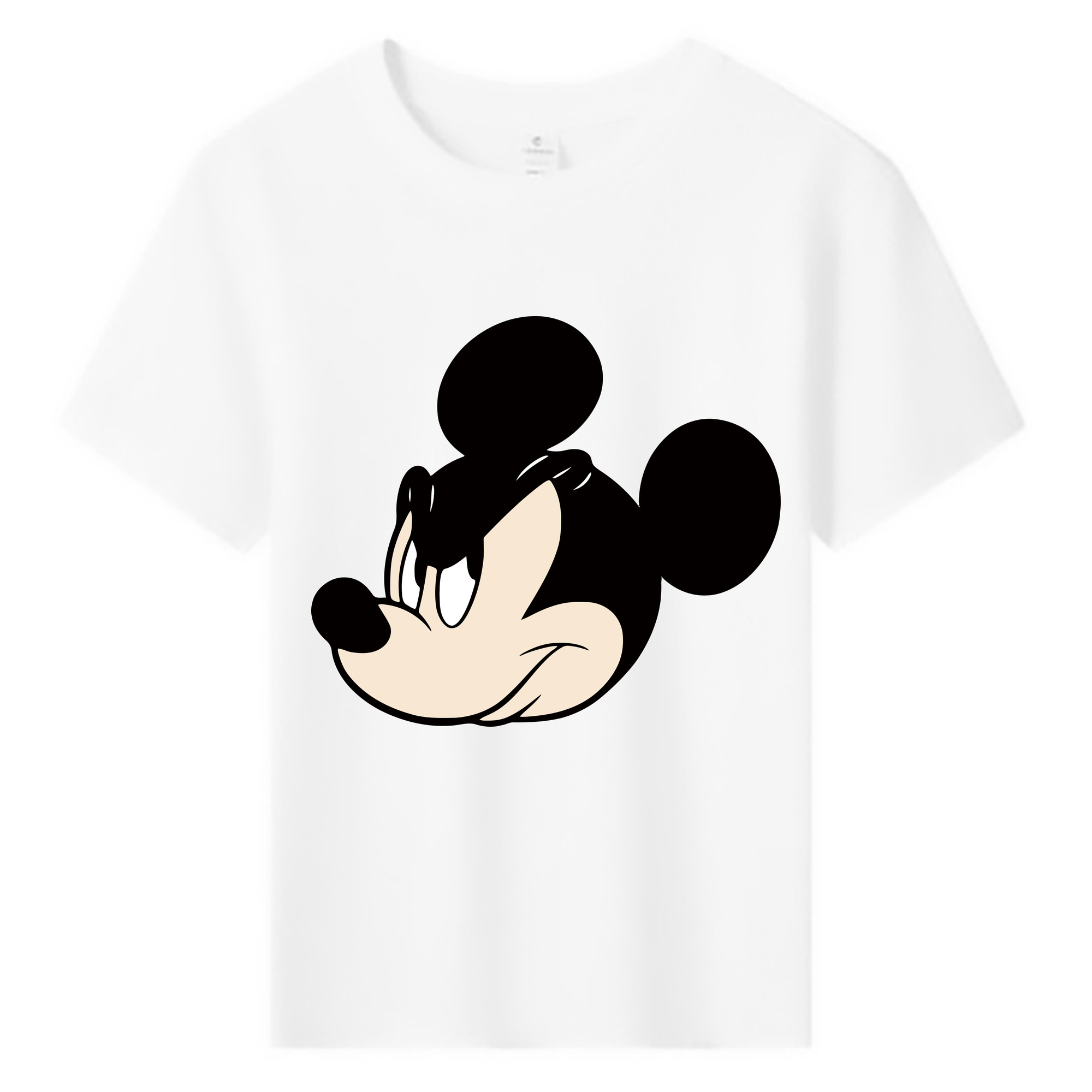 ミッキーマウス Mickey Mouse 綿100％キッズTシャツ（フロントプリント）