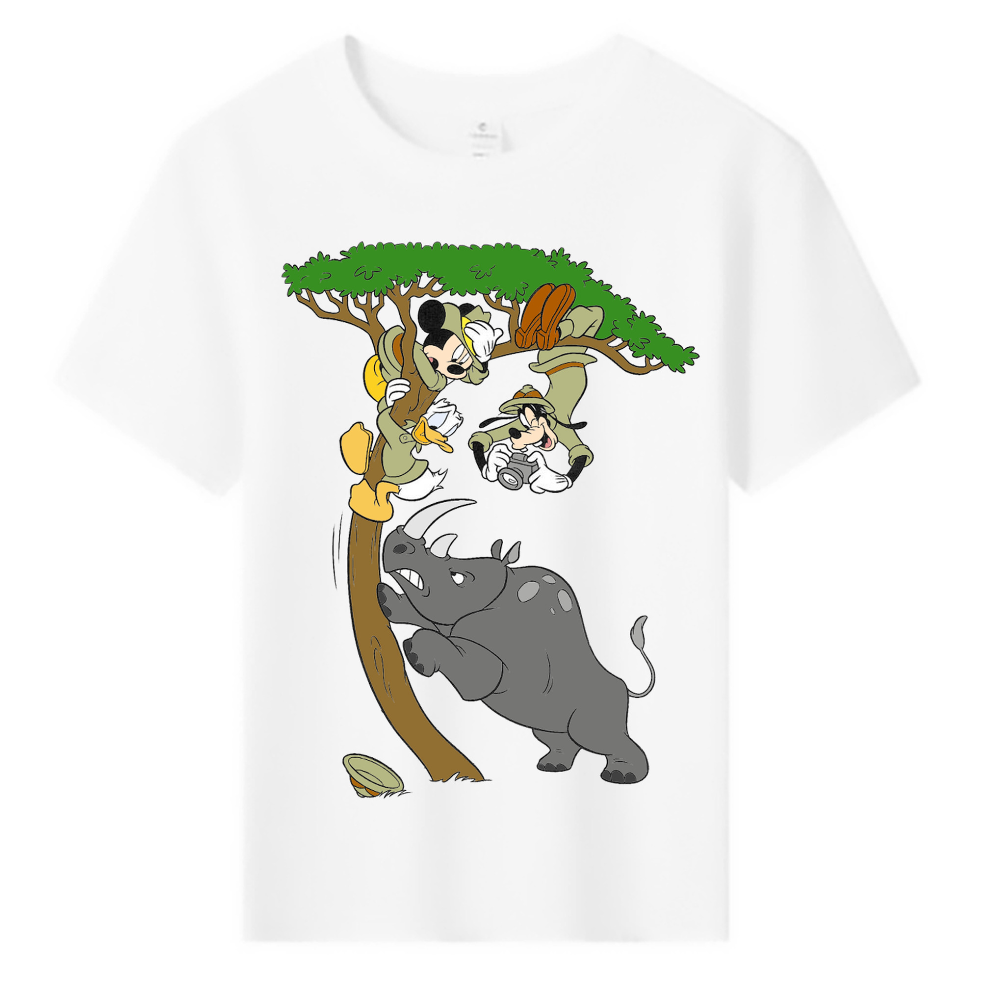 ミッキーマウス Mickey Mouse 綿100％キッズTシャツ（フロントプリント）