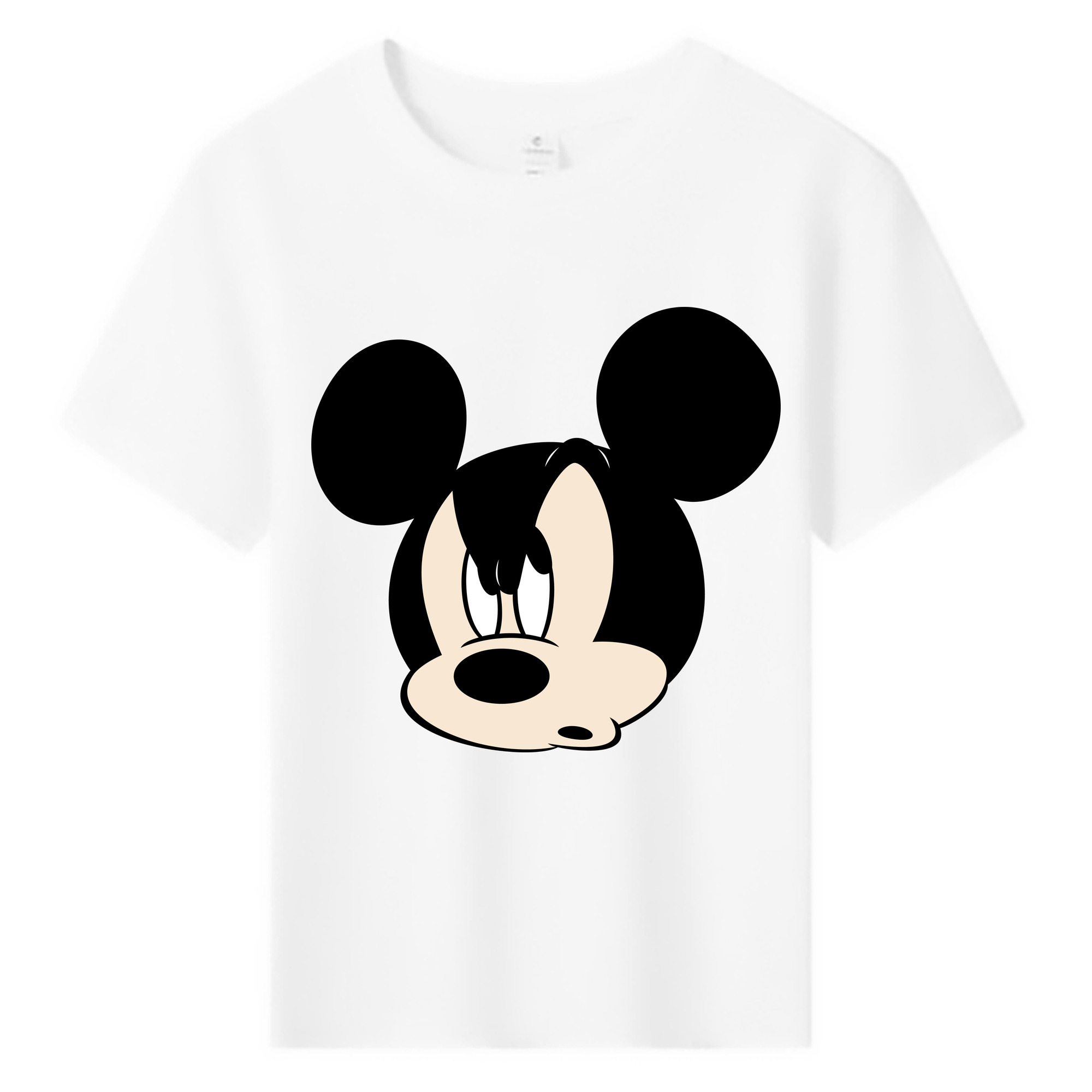 ミッキーマウス Mickey Mouse 綿100％キッズTシャツ（フロントプリント）