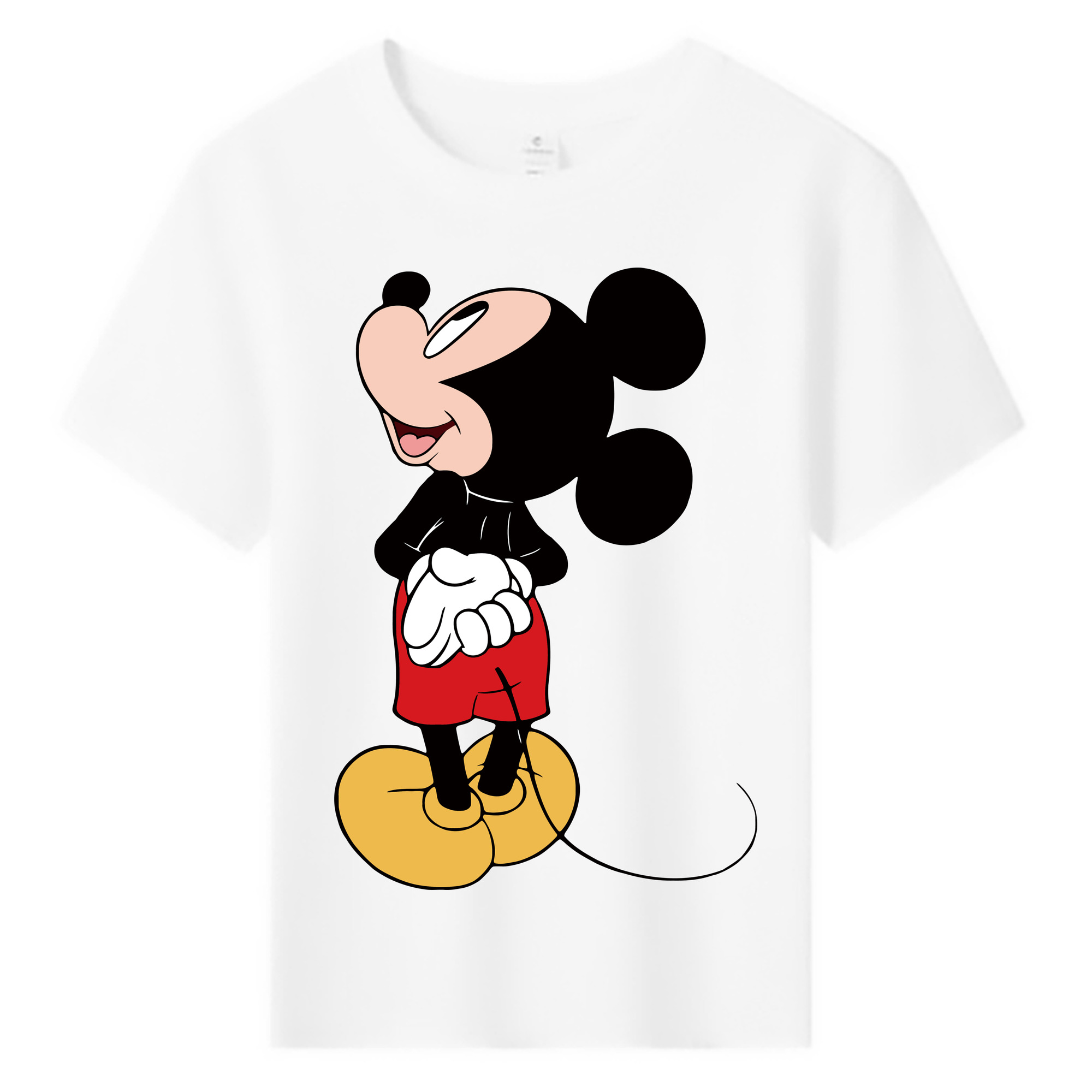 ミッキーマウス Mickey Mouse 綿100％キッズTシャツ（フロントプリント）