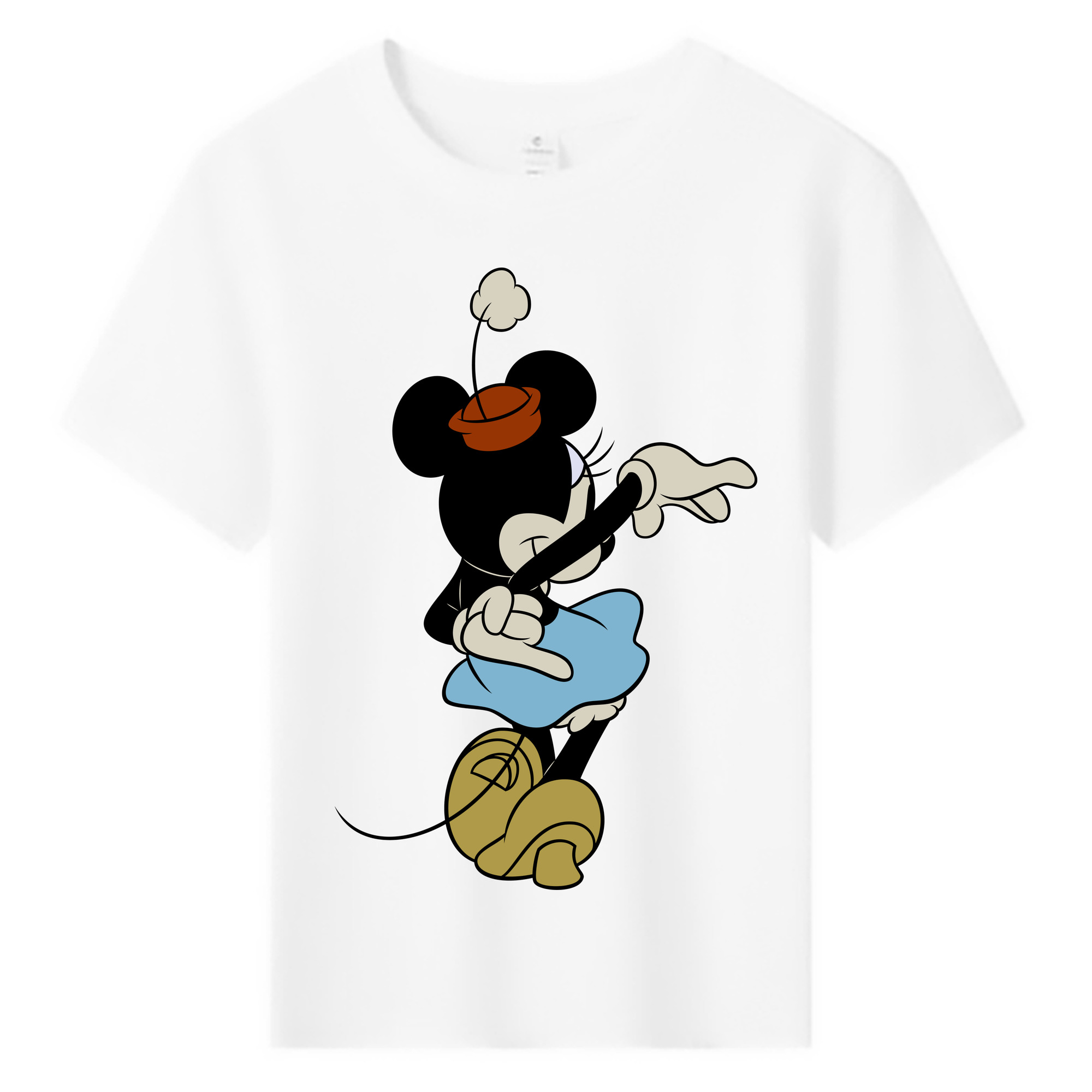ミッキーマウス Mickey Mouse 綿100％キッズTシャツ（フロントプリント）
