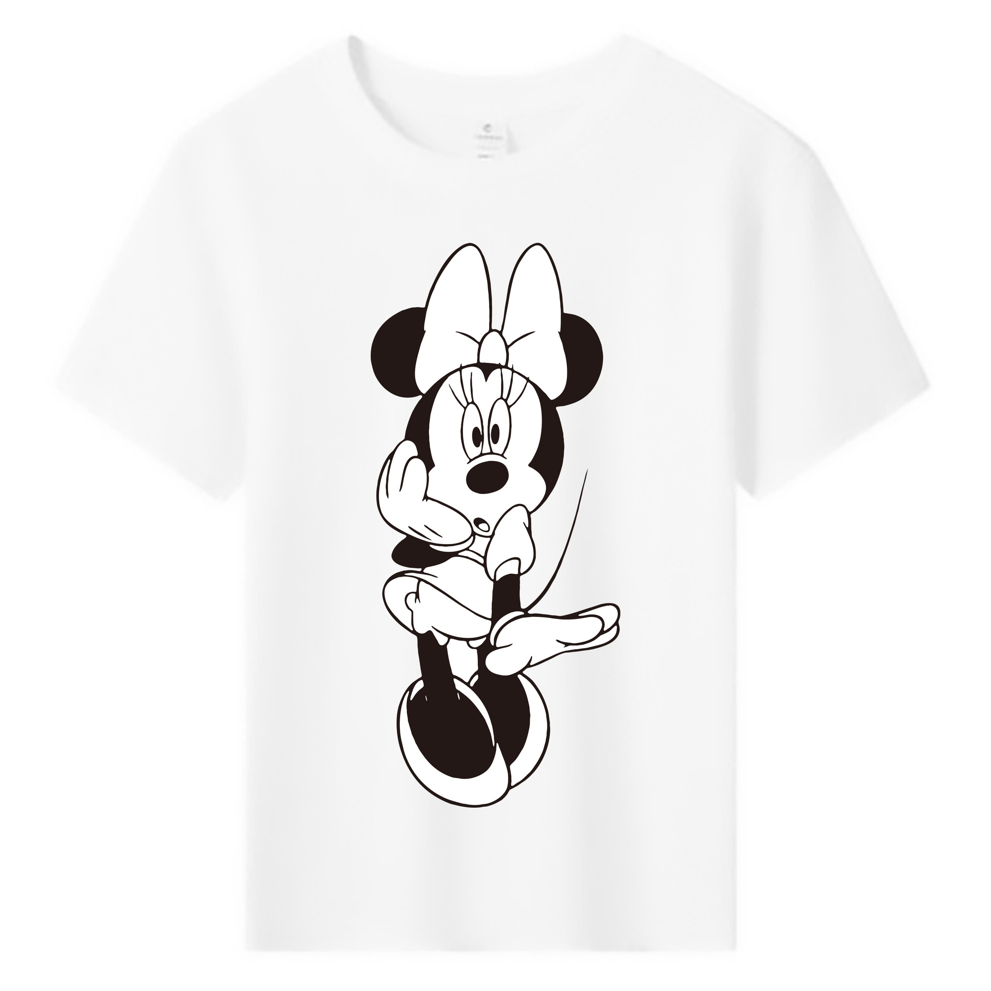 ミッキーマウス Mickey Mouse 綿100％キッズTシャツ（フロントプリント）