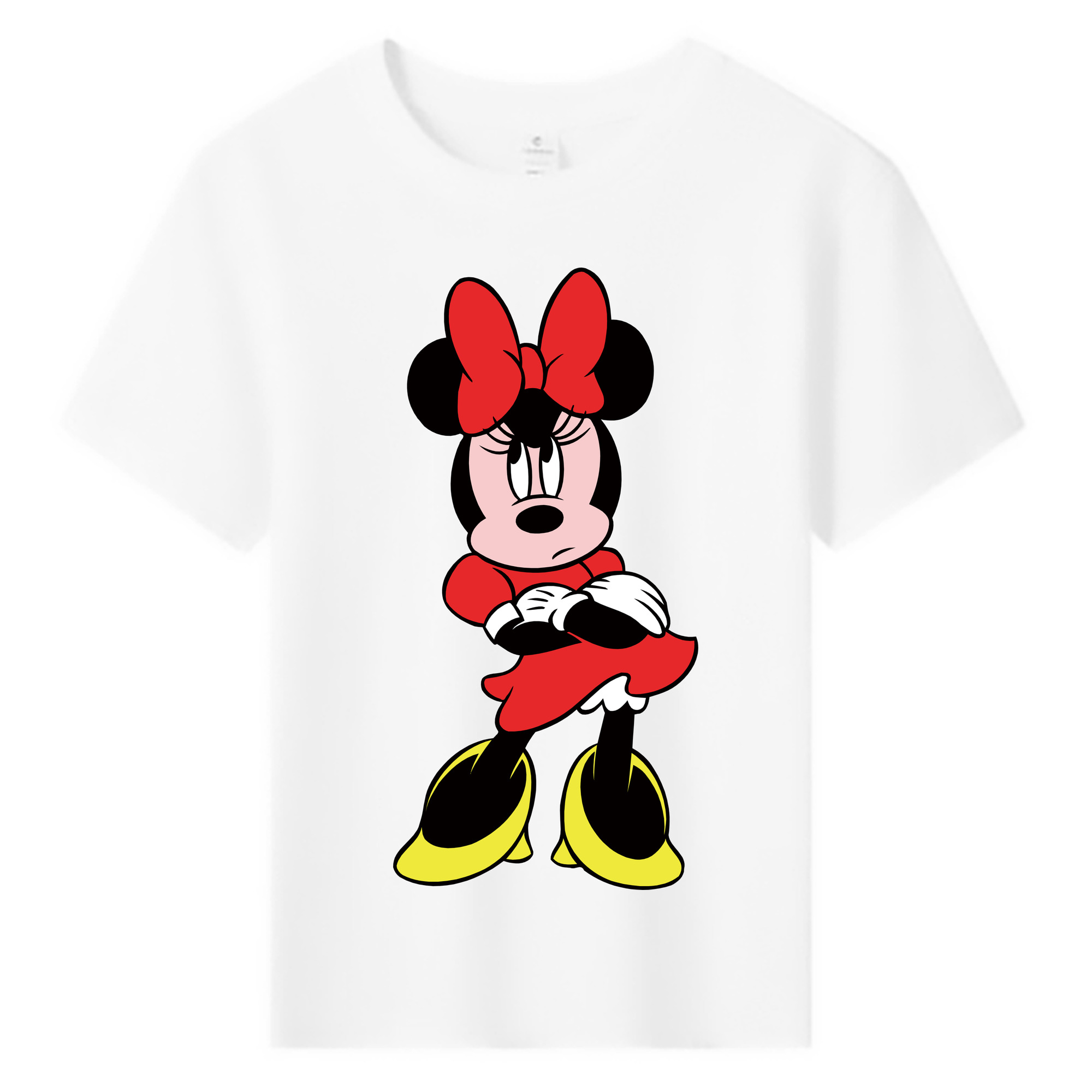 ミッキーマウス Mickey Mouse 綿100％キッズTシャツ（フロントプリント）