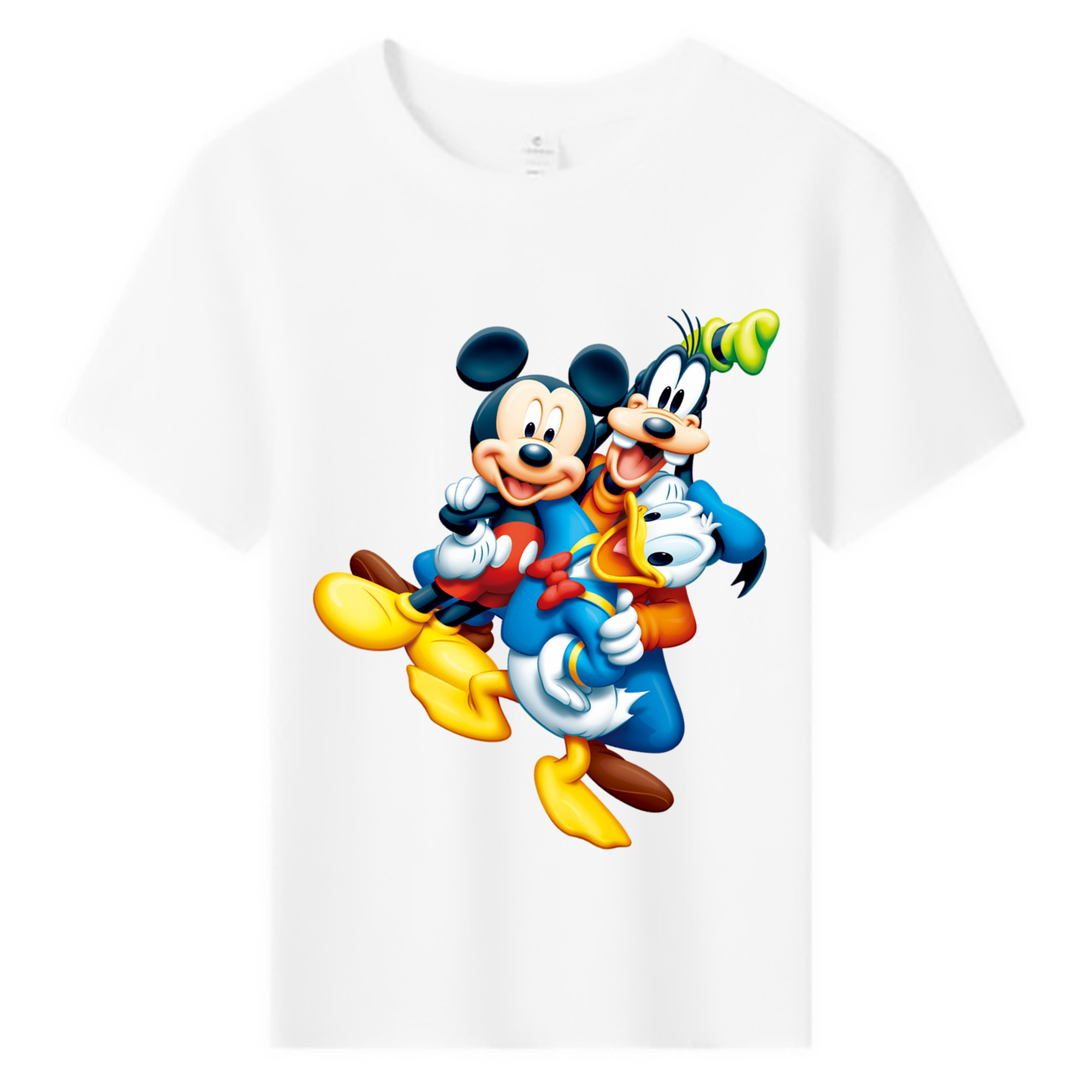 ミッキーマウス Mickey Mouse 綿100％キッズTシャツ（フロントプリント）
