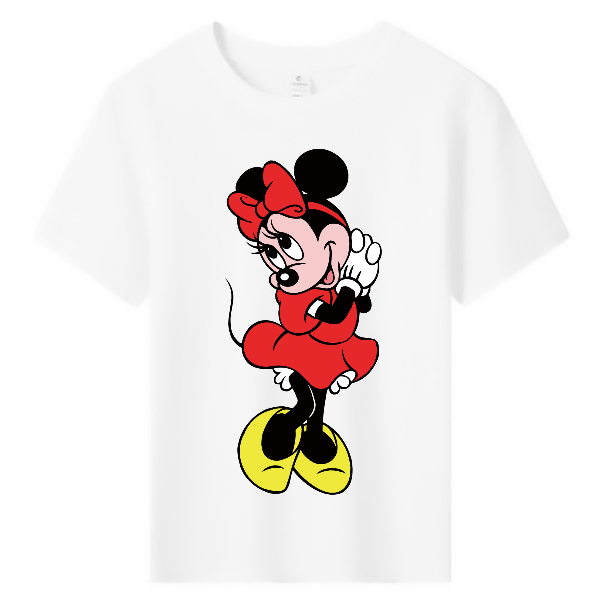 ミッキーマウス Mickey Mouse 綿100％キッズTシャツ（フロントプリント）
