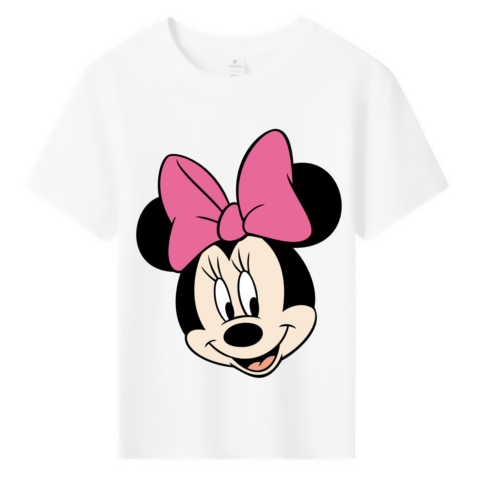 ミッキーマウス Mickey Mouse 綿100％キッズTシャツ（フロントプリント）