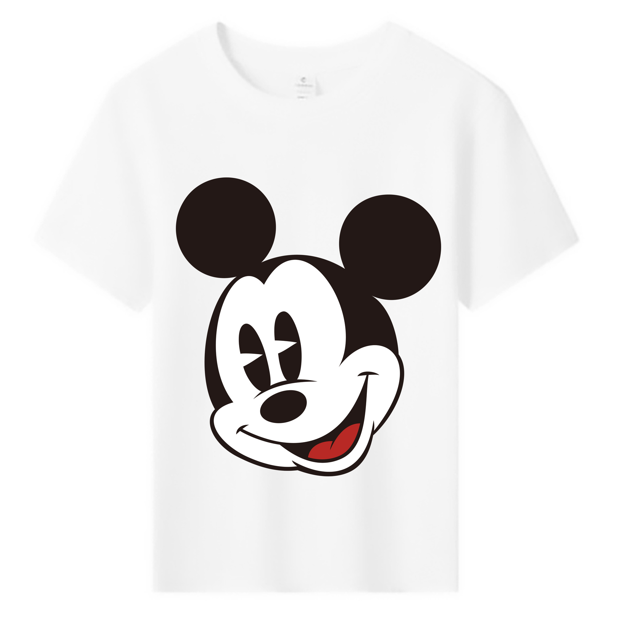 ミッキーマウス Mickey Mouse 綿100％キッズTシャツ（フロントプリント）