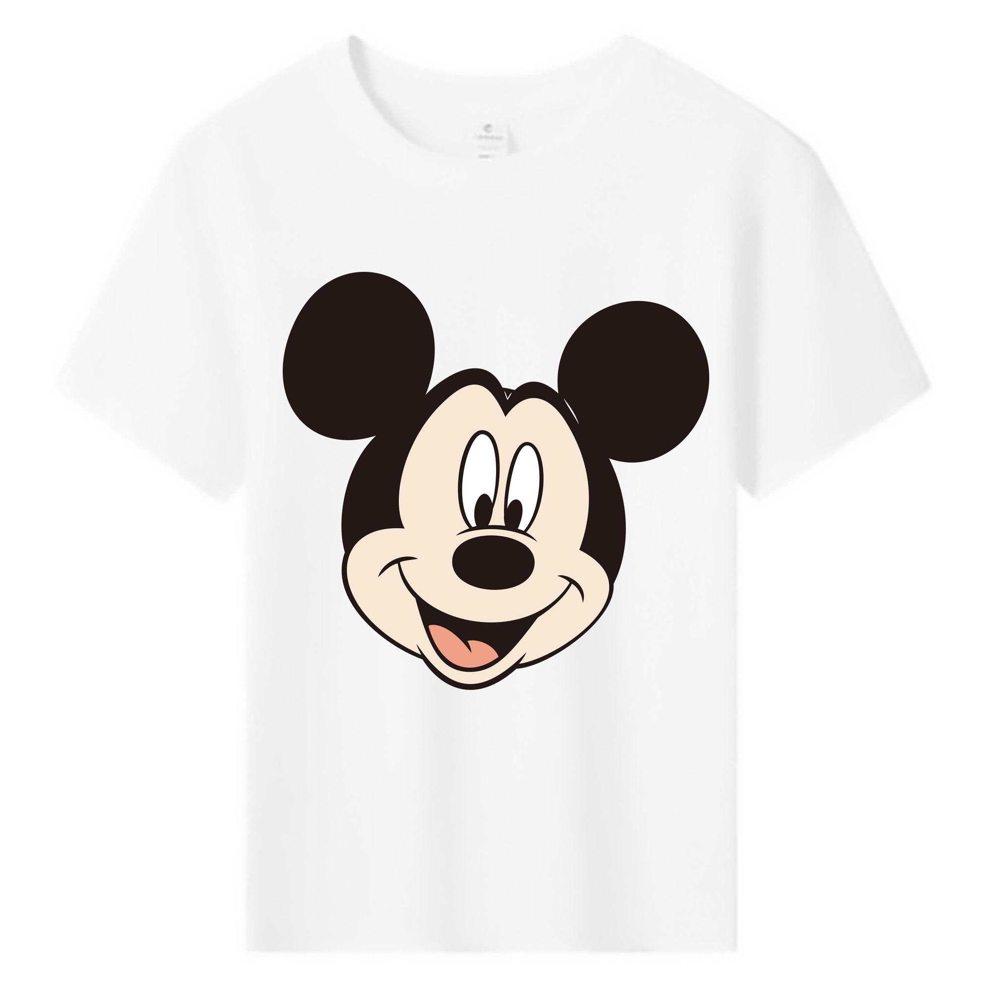 ミッキーマウス Mickey Mouse 綿100％キッズTシャツ（フロントプリント）