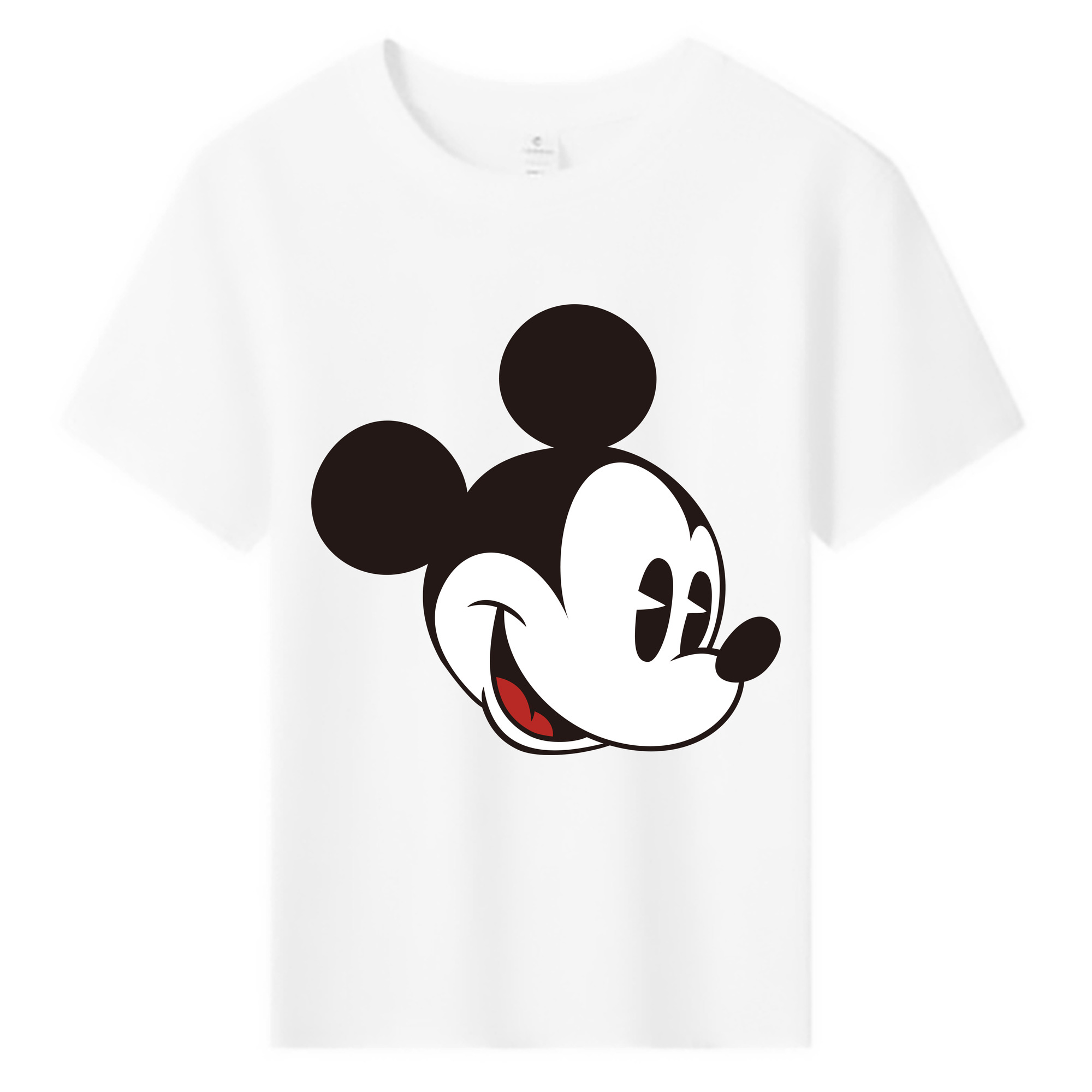ミッキーマウス Mickey Mouse 綿100％キッズTシャツ（フロントプリント）