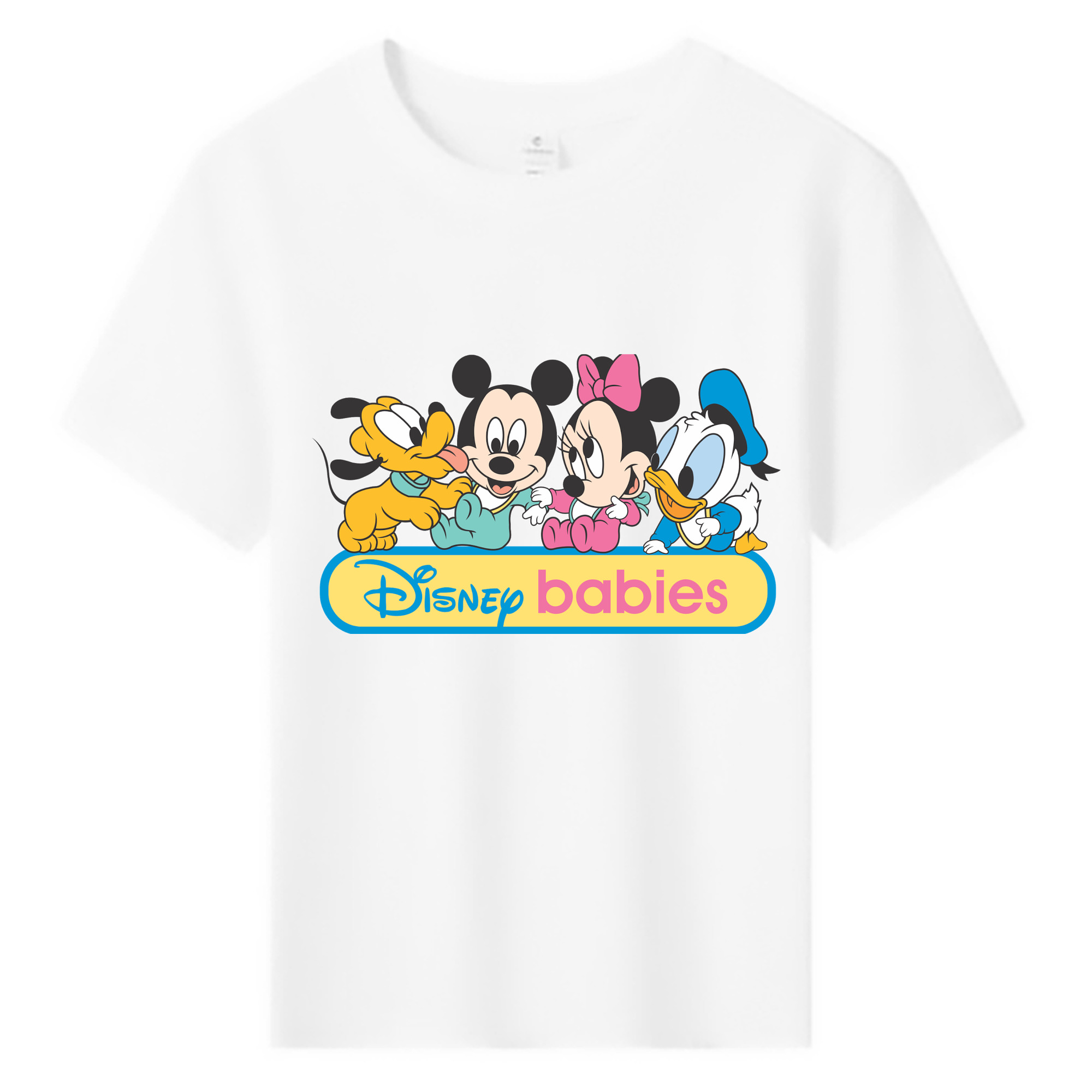 ミッキーマウス Mickey Mouse 綿100％キッズTシャツ（フロントプリント）
