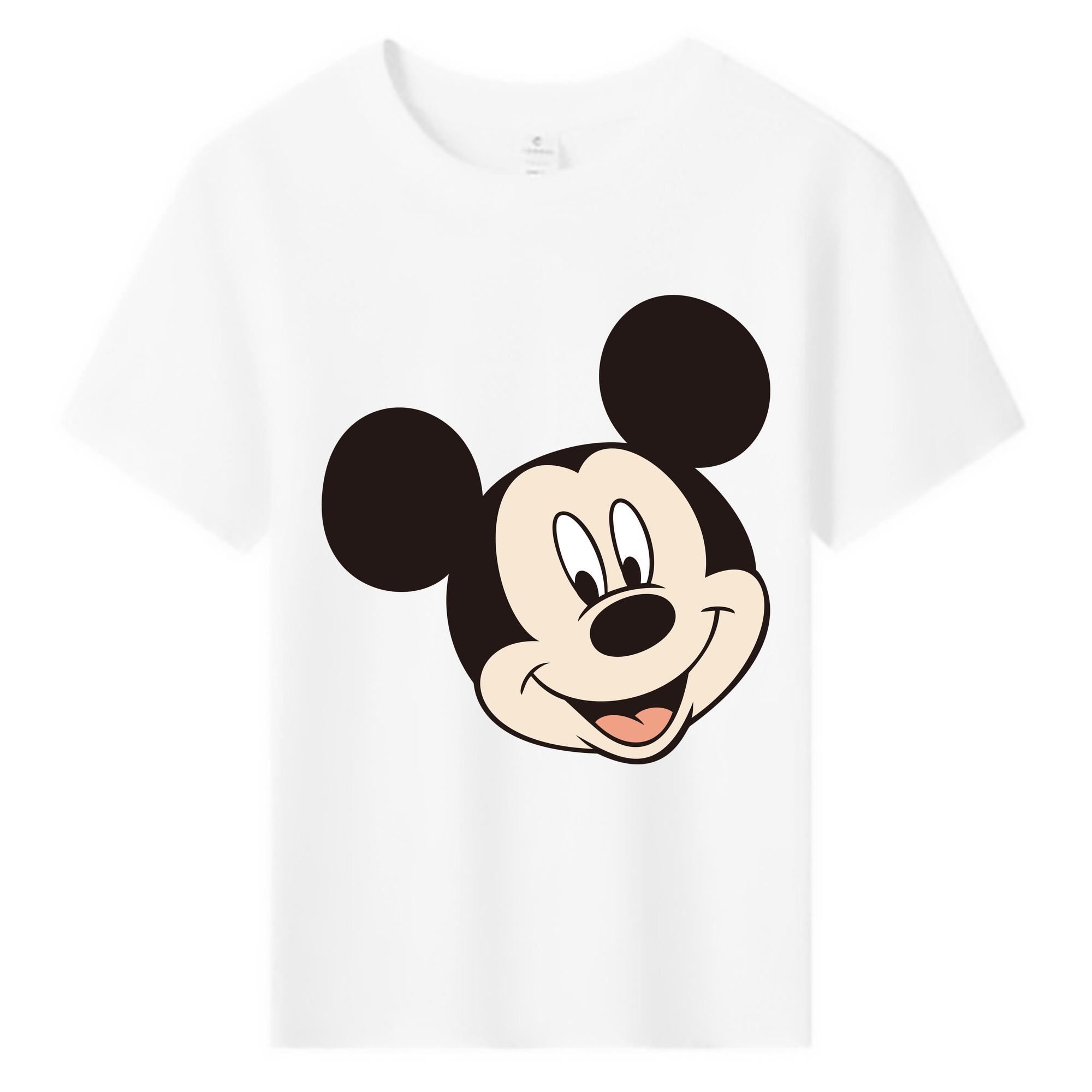 ミッキーマウス Mickey Mouse 綿100％キッズTシャツ（フロントプリント）