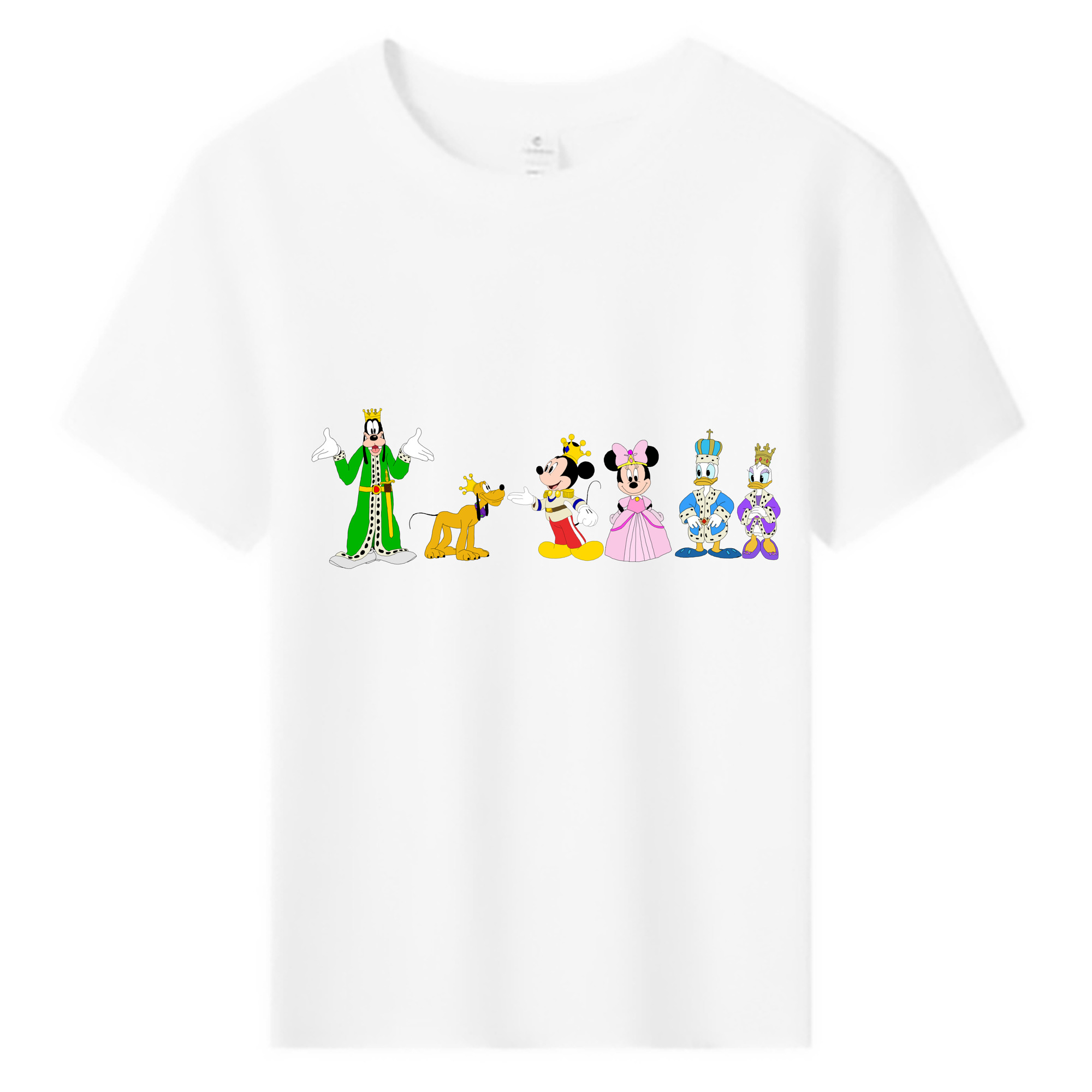 ミッキーマウス Mickey Mouse 綿100％キッズTシャツ（フロントプリント）
