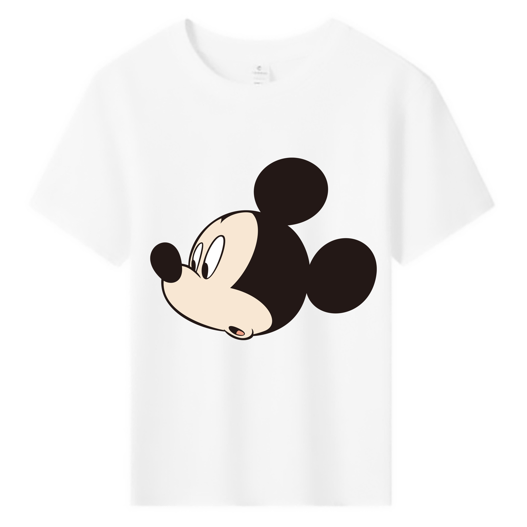 ミッキーマウス Mickey Mouse 綿100％キッズTシャツ（フロントプリント）
