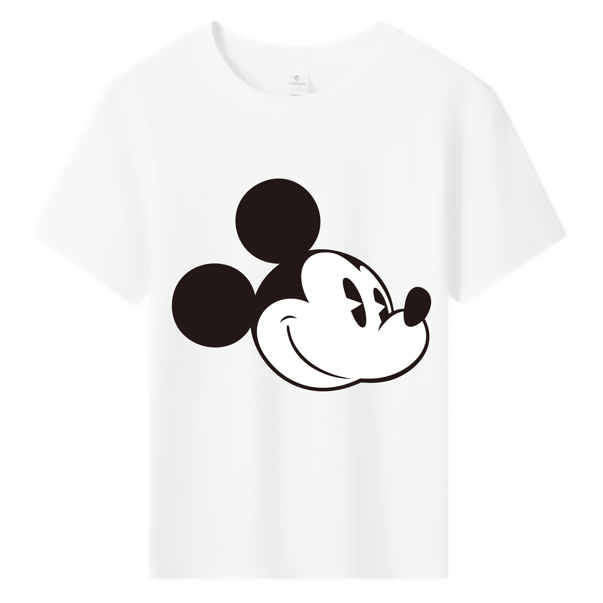 ミッキーマウス Mickey Mouse 綿100％キッズTシャツ（フロントプリント）