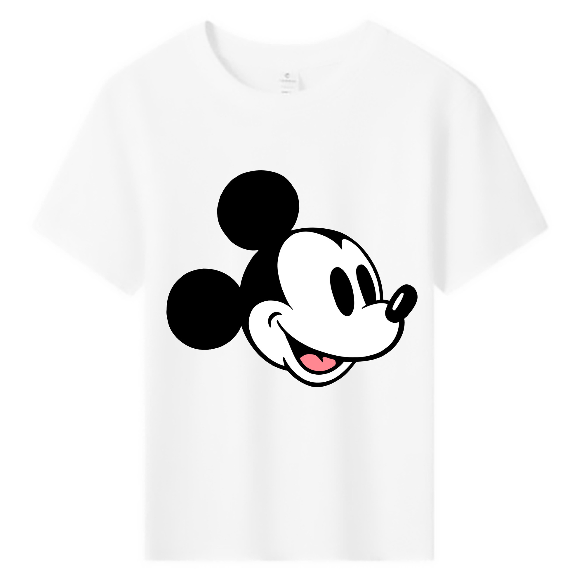 （画像用） ミッキーマウス Mickey Mouse 綿100％キッズTシャツ（フロントプリント）