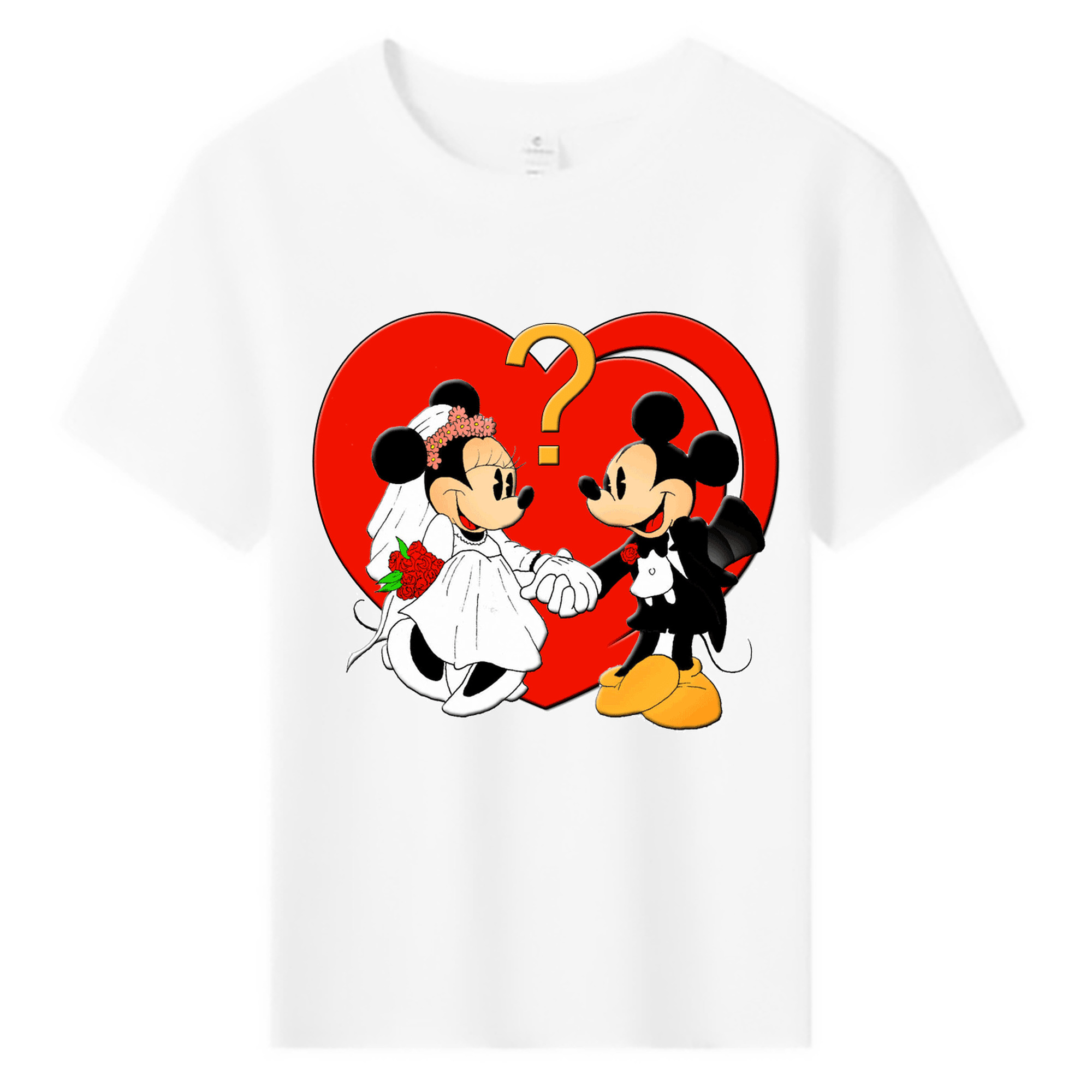 ミッキーマウス Mickey Mouse 綿100％キッズTシャツ（フロントプリント）