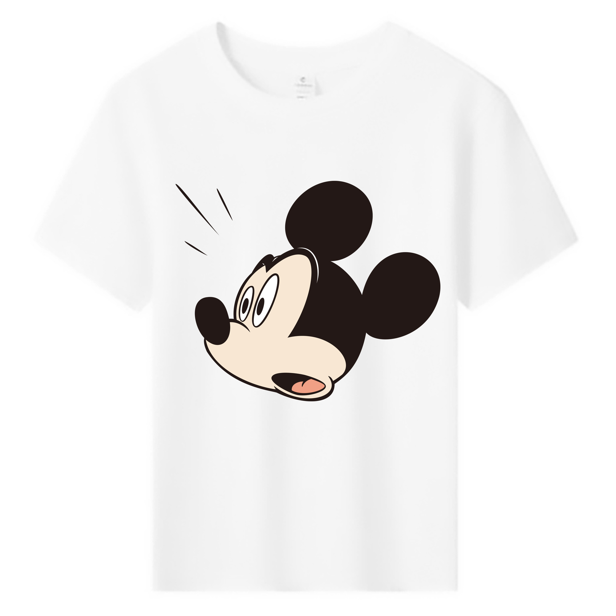 ミッキーマウス Mickey Mouse 綿100％キッズTシャツ（フロントプリント）