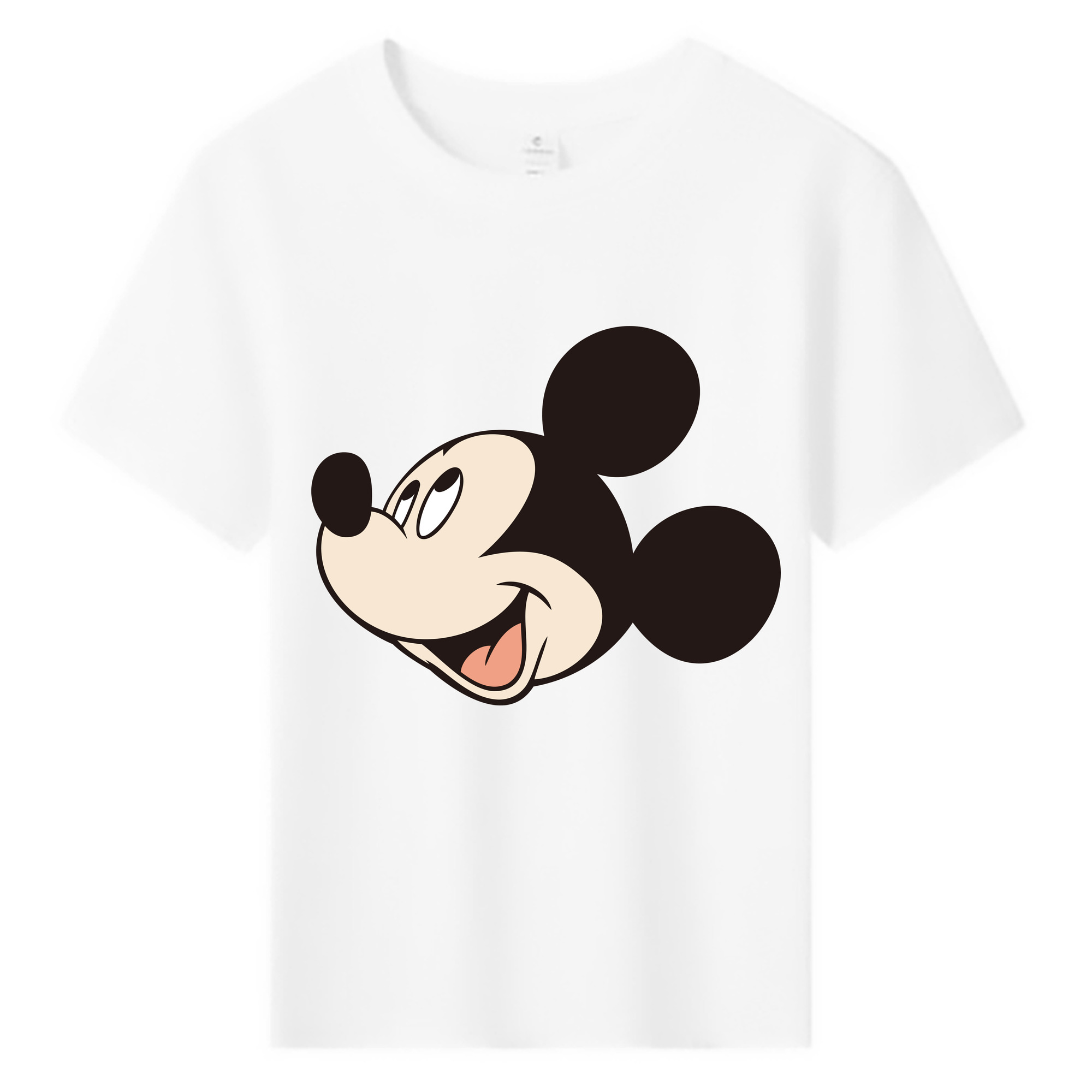 ミッキーマウス Mickey Mouse 綿100％キッズTシャツ（フロントプリント）