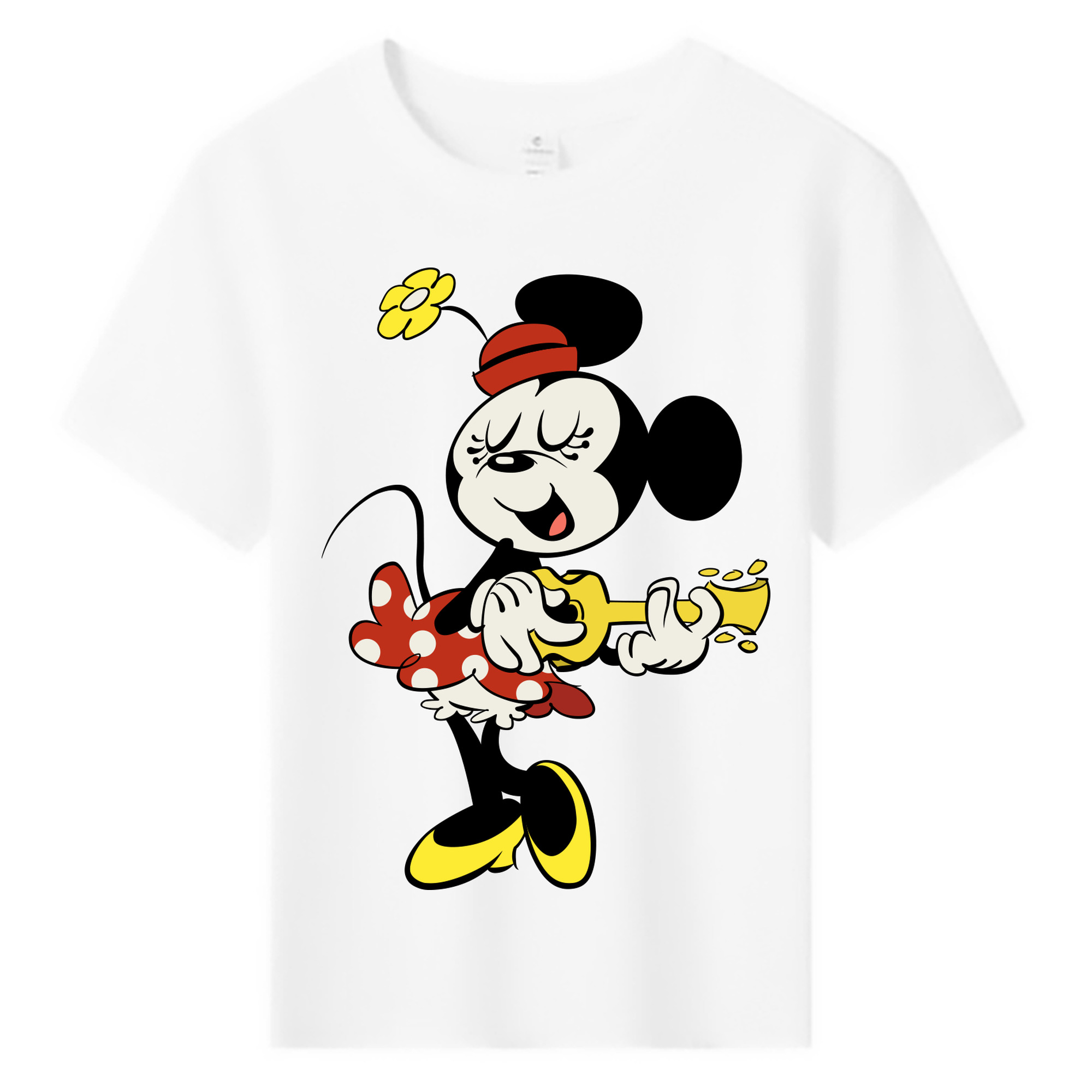 ミッキーマウス Mickey Mouse 綿100％キッズTシャツ（フロントプリント）