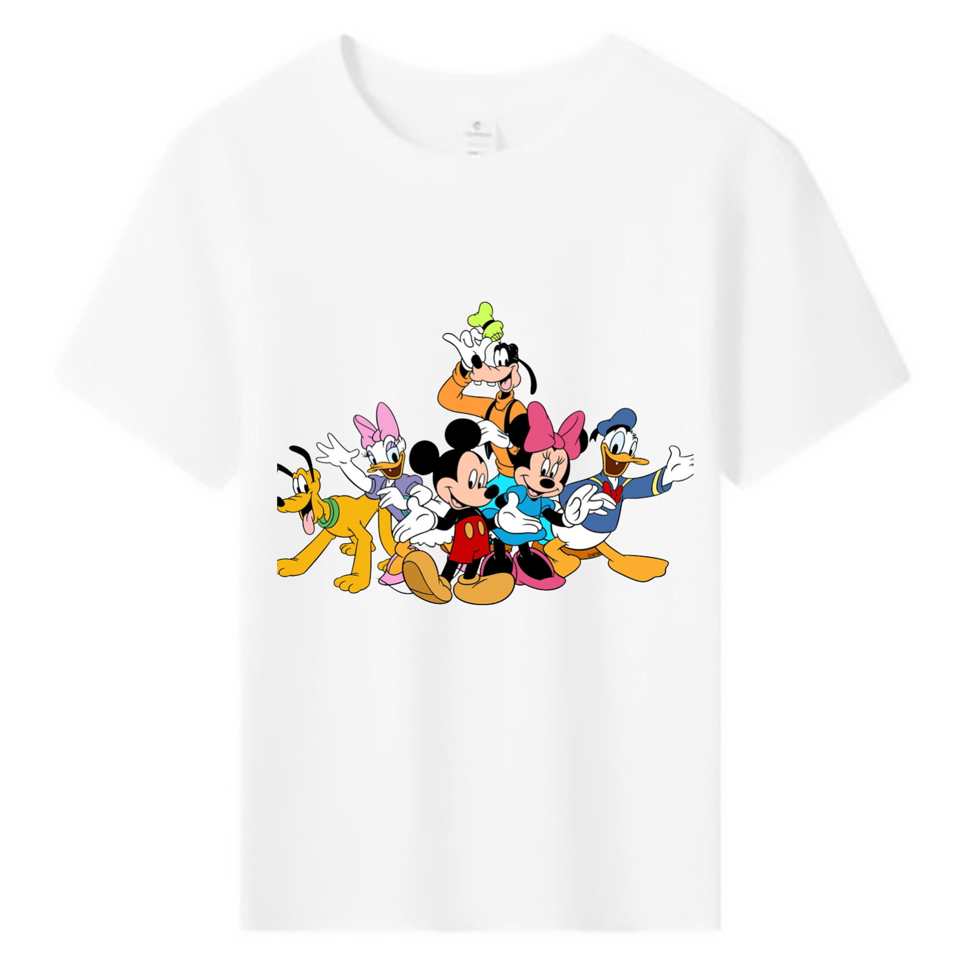 ミッキーマウス Mickey Mouse 綿100％キッズTシャツ（フロントプリント）
