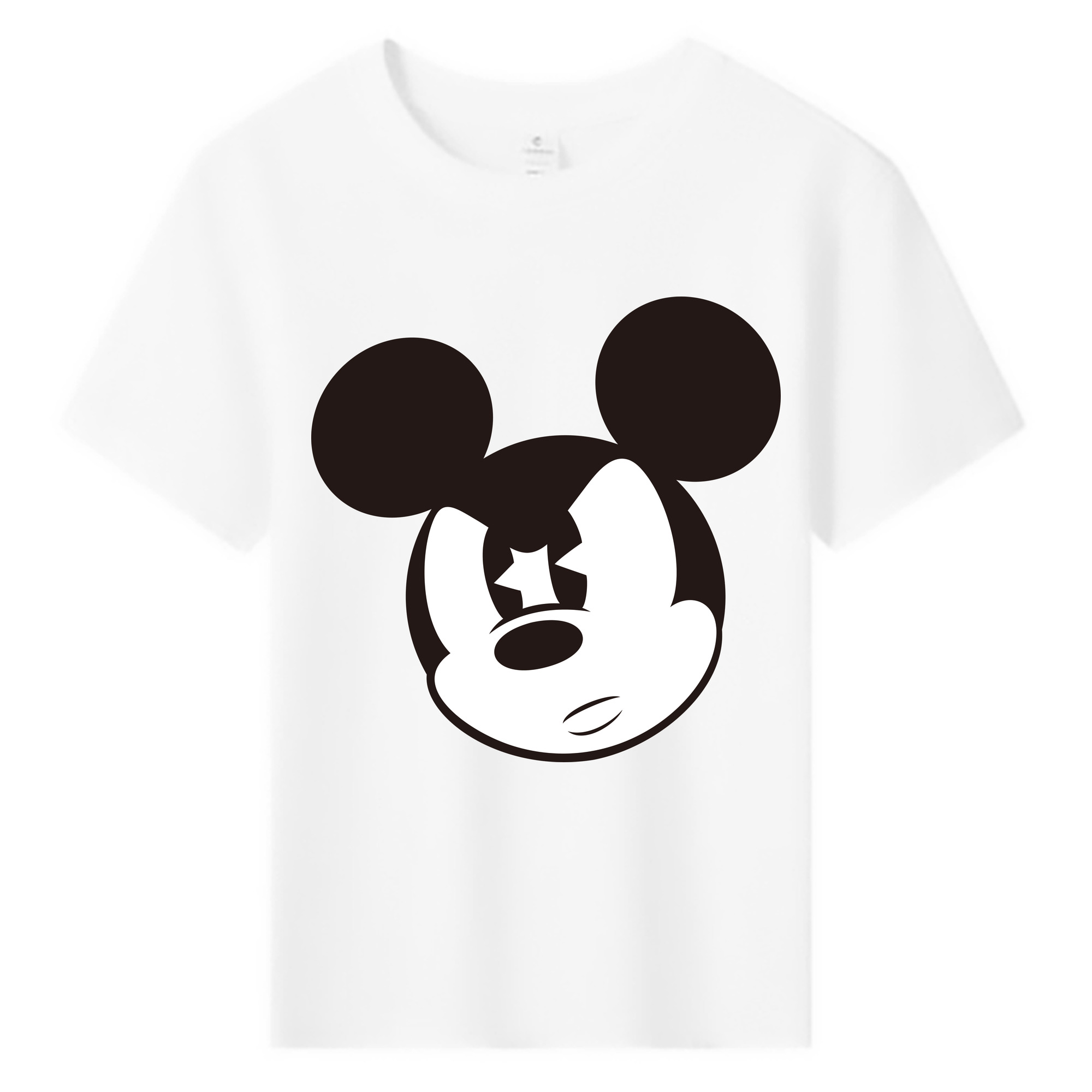 ミッキーマウス Mickey Mouse 綿100％キッズTシャツ（フロントプリント）