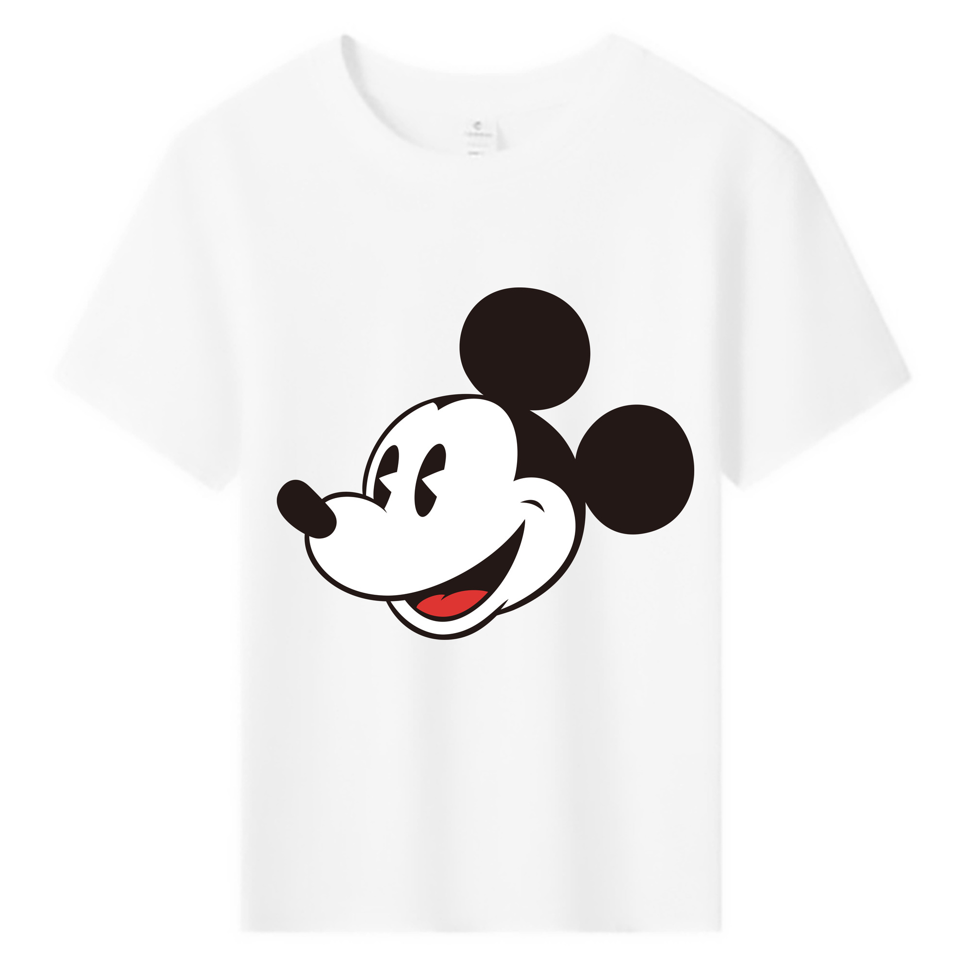 ミッキーマウス Mickey Mouse 綿100％キッズTシャツ（フロントプリント）