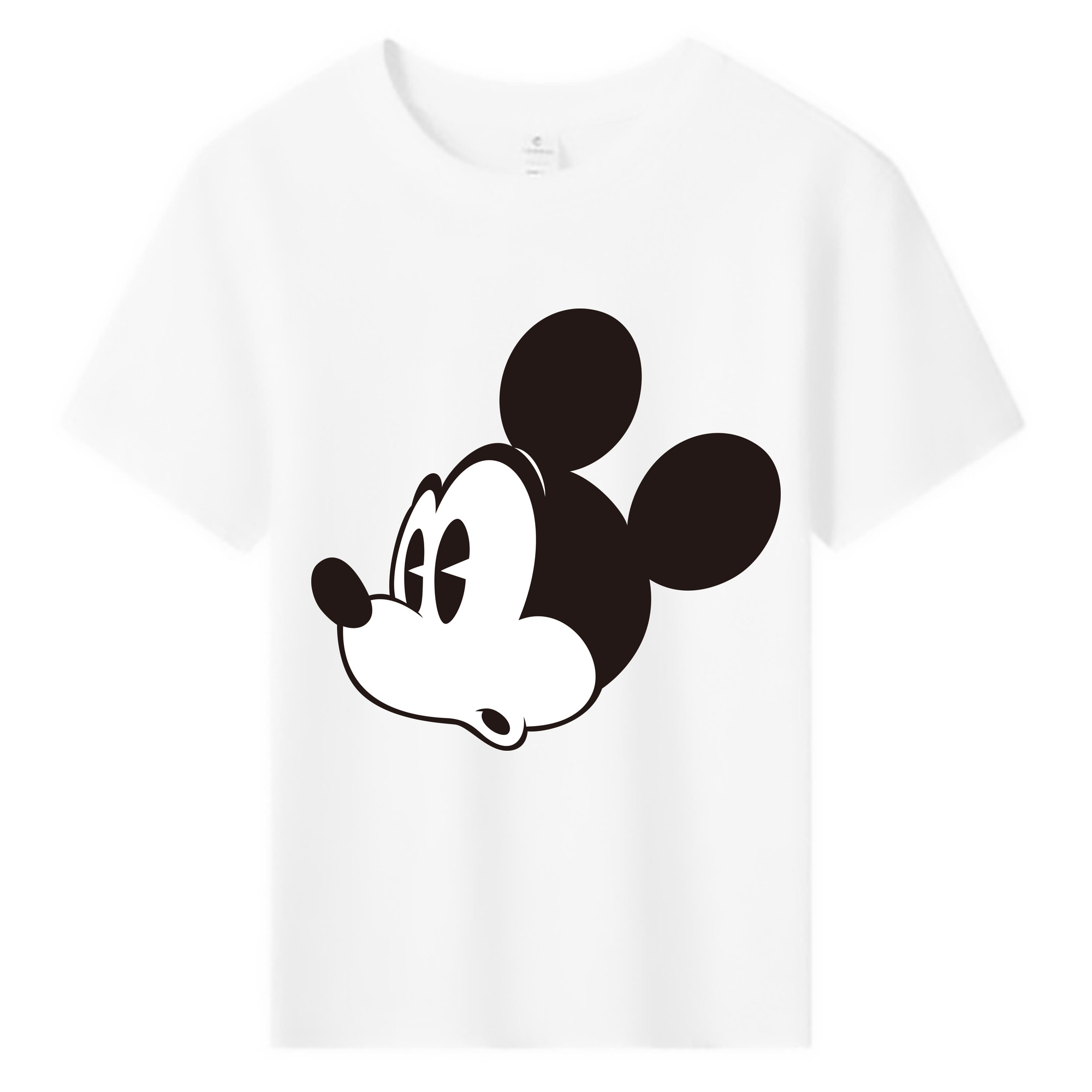 ミッキーマウス Mickey Mouse 綿100％キッズTシャツ（フロントプリント）