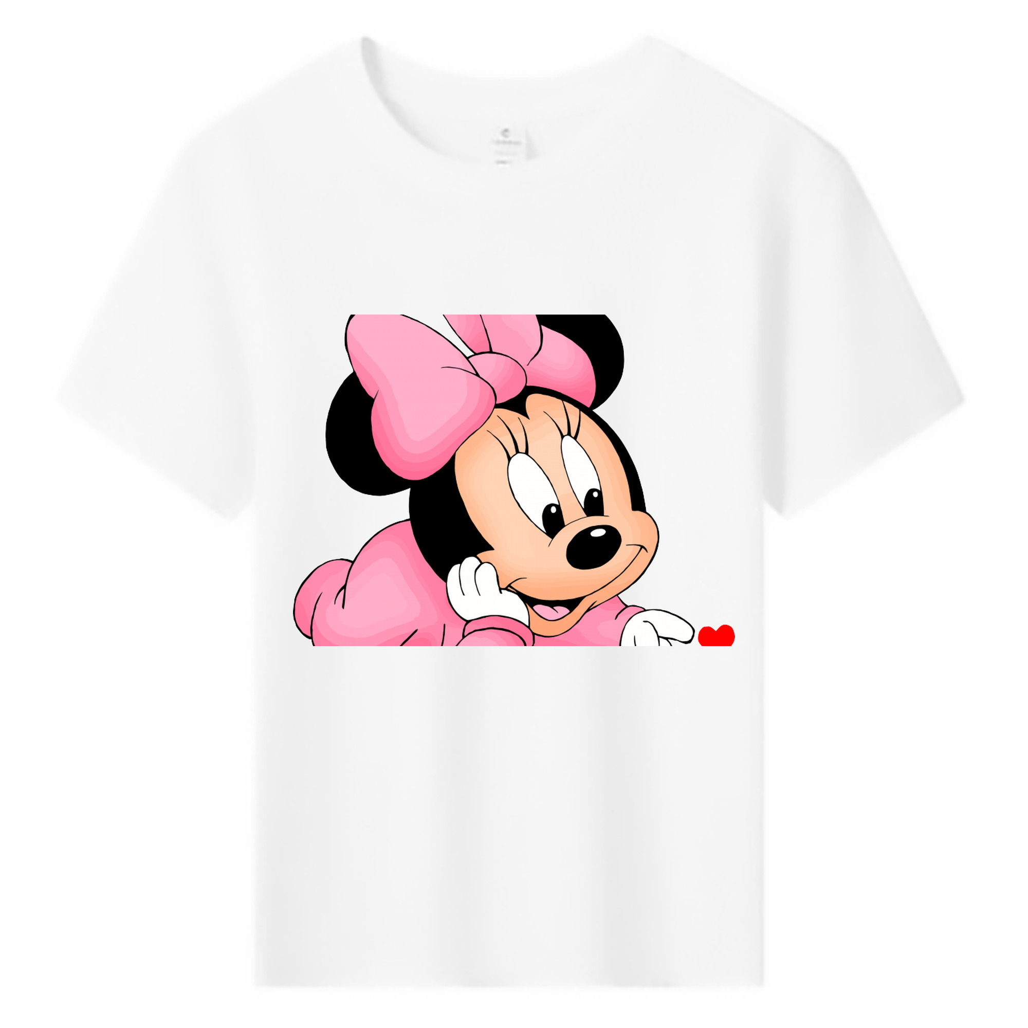 ミッキーマウス Mickey Mouse 綿100％キッズTシャツ（フロントプリント）