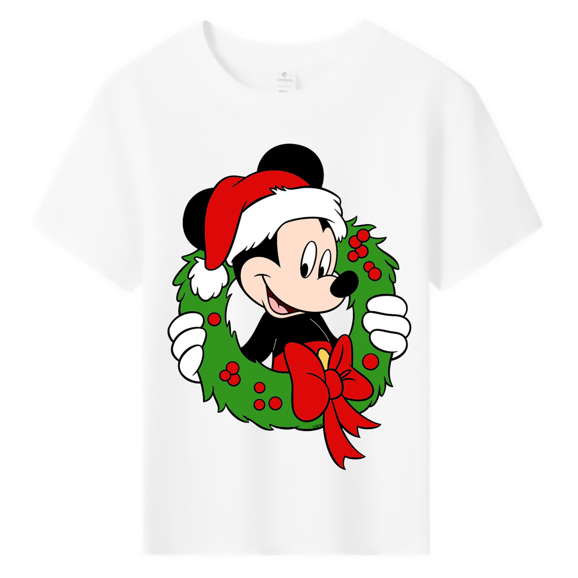 ミッキーマウス Mickey Mouse 綿100％キッズTシャツ（フロントプリント）