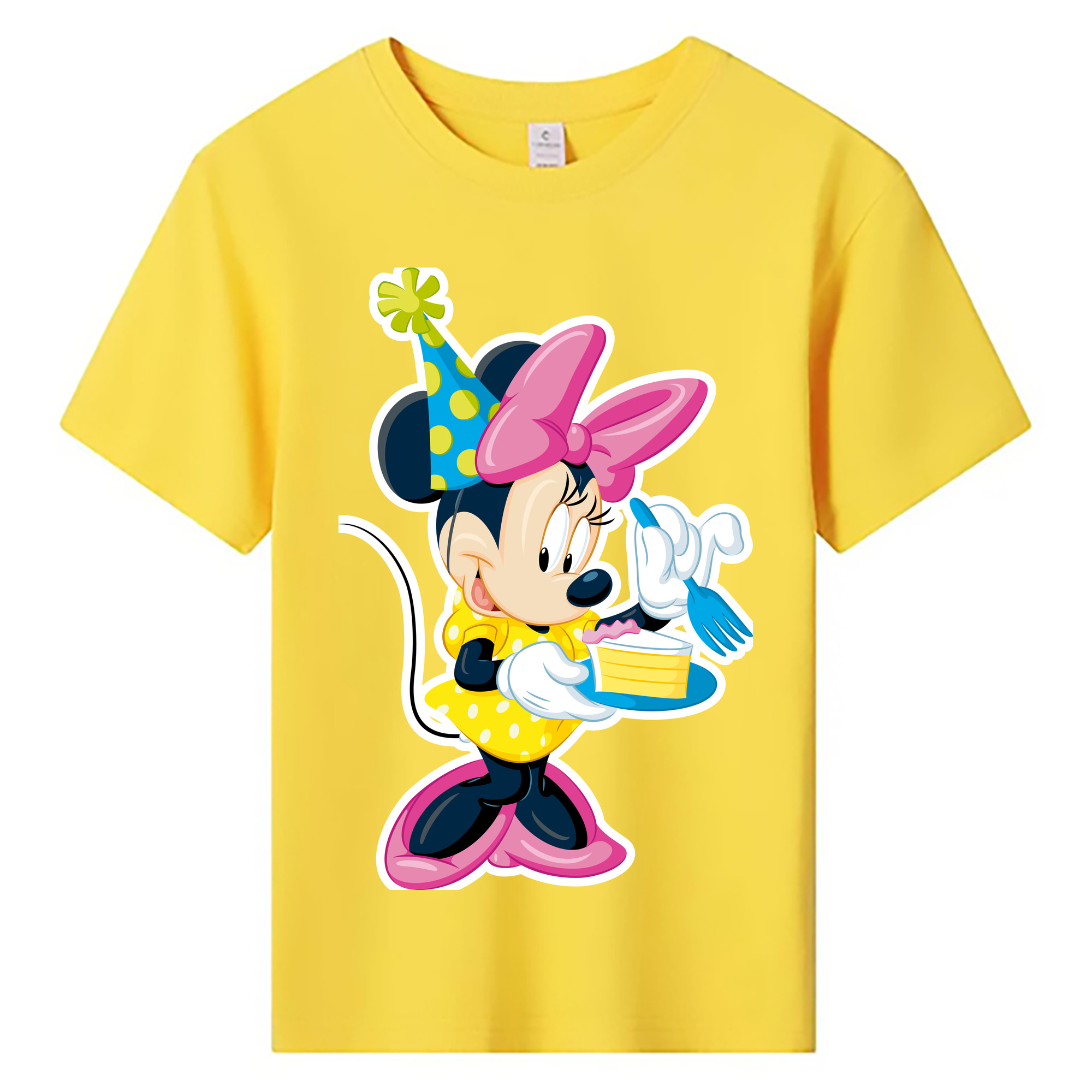 ミッキーマウス Mickey Mouse 綿100％キッズTシャツ（フロントプリント）