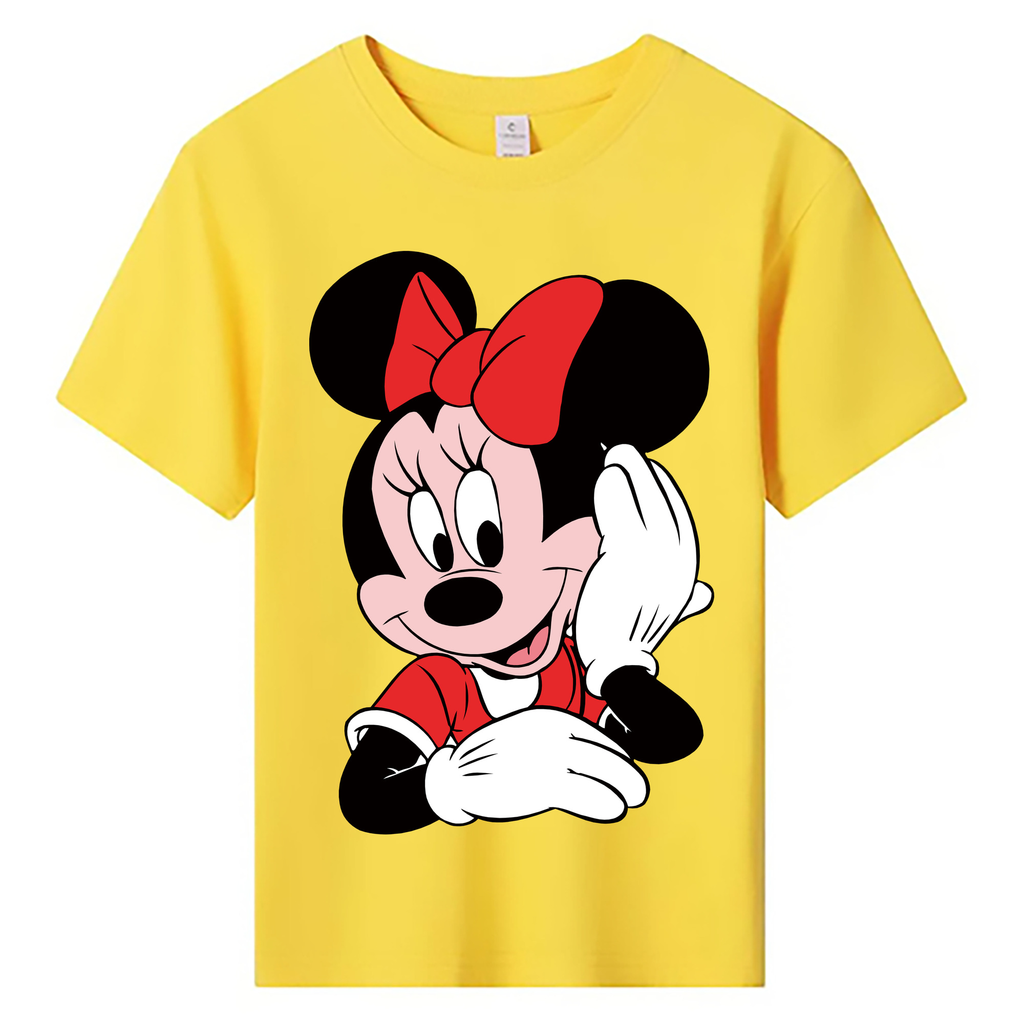 ミッキーマウス Mickey Mouse 綿100％キッズTシャツ（フロントプリント）