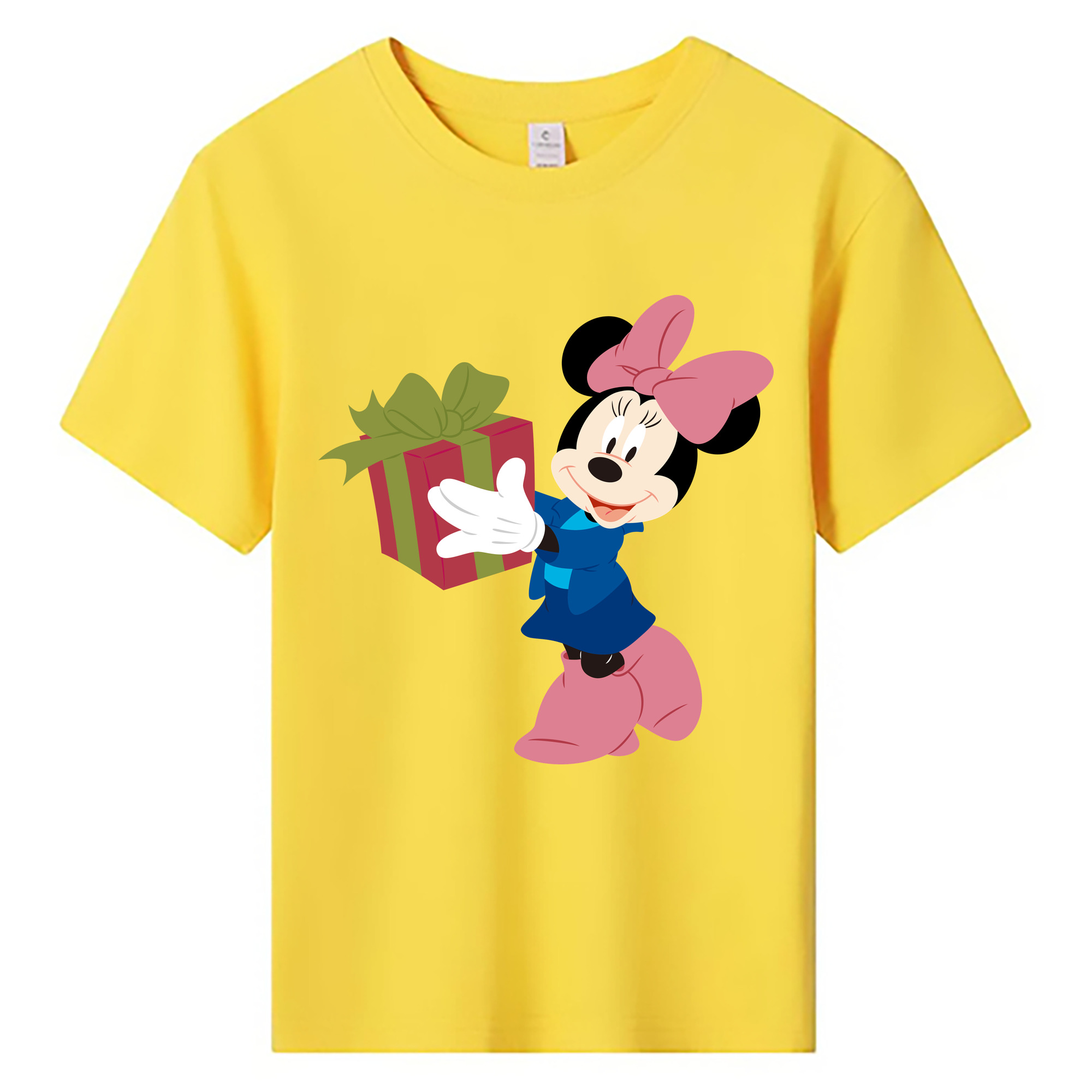 ミッキーマウス Mickey Mouse 綿100％キッズTシャツ（フロントプリント）
