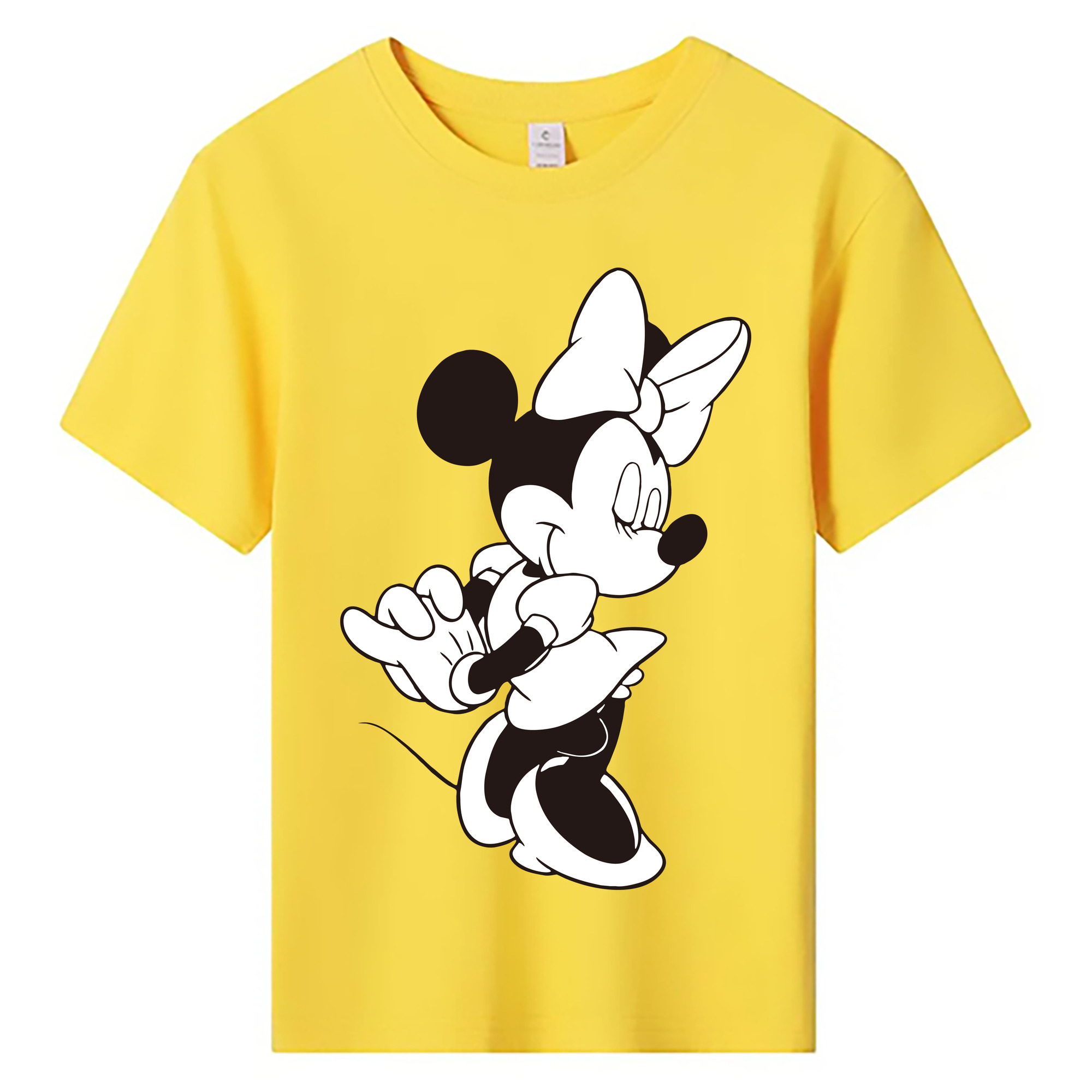 ミッキーマウス Mickey Mouse 綿100％キッズTシャツ（フロントプリント）