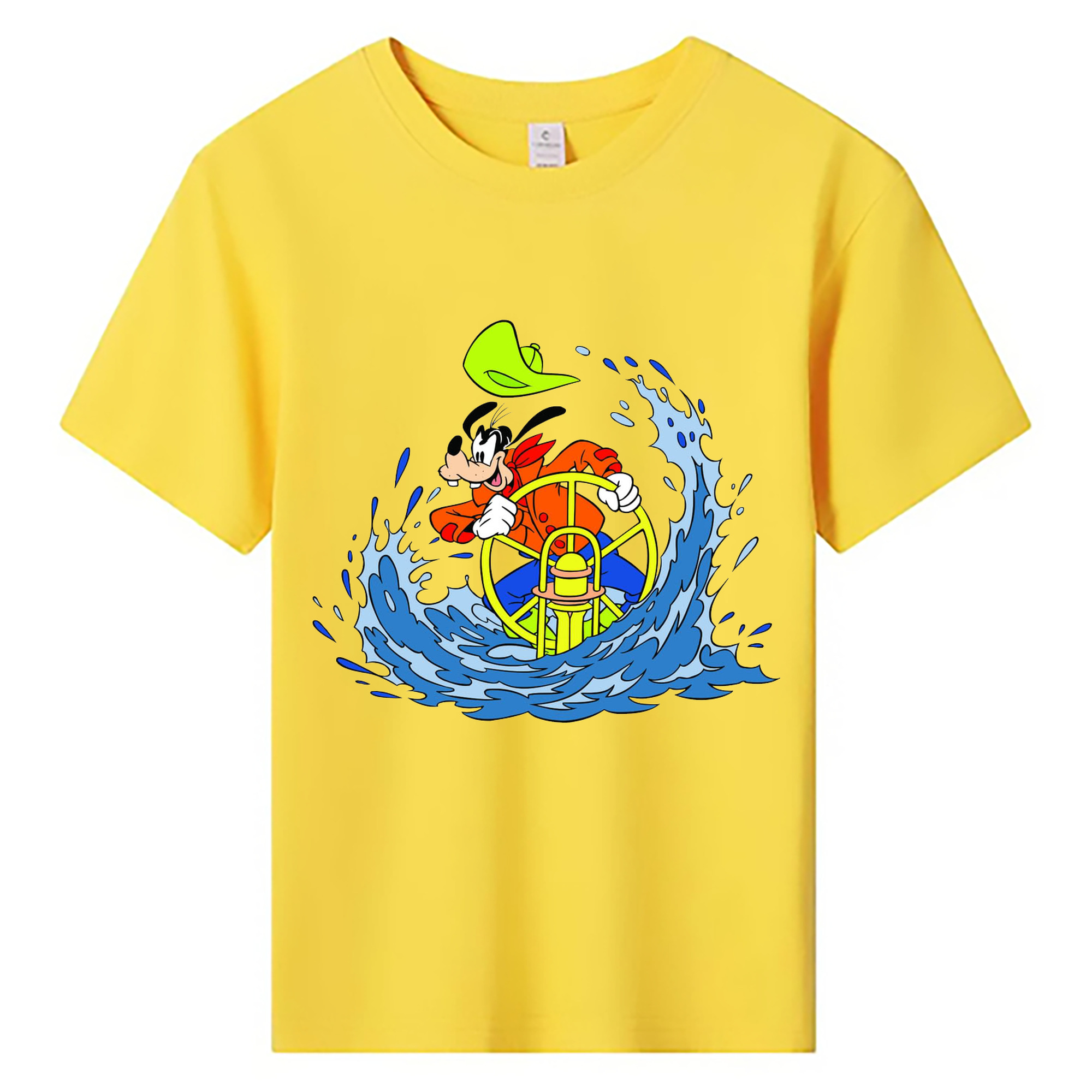 ミッキーマウス Mickey Mouse 綿100％キッズTシャツ（フロントプリント）