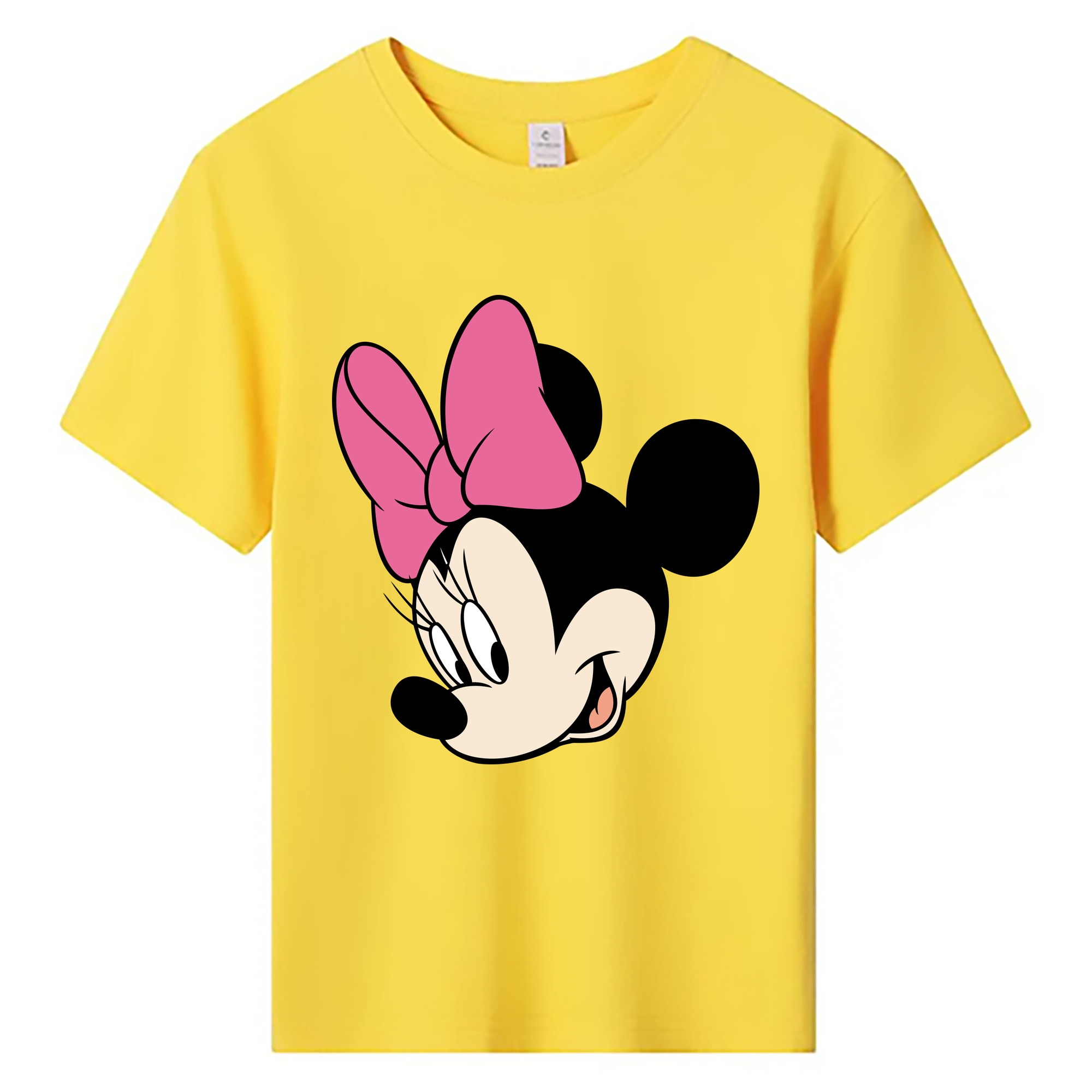 ミッキーマウス Mickey Mouse 綿100％キッズTシャツ（フロントプリント）