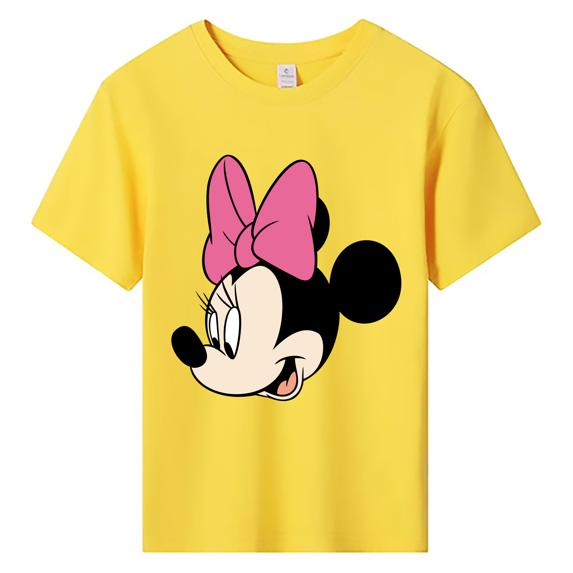 ミッキーマウス Mickey Mouse 綿100％キッズTシャツ（フロントプリント）