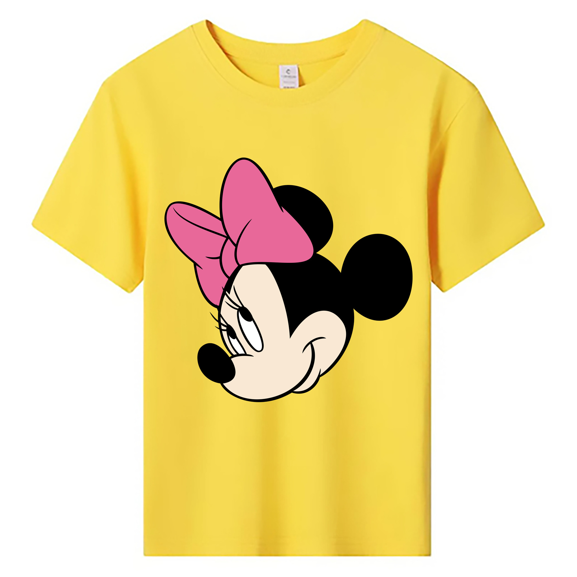 ミッキーマウス Mickey Mouse 綿100％キッズTシャツ（フロントプリント）