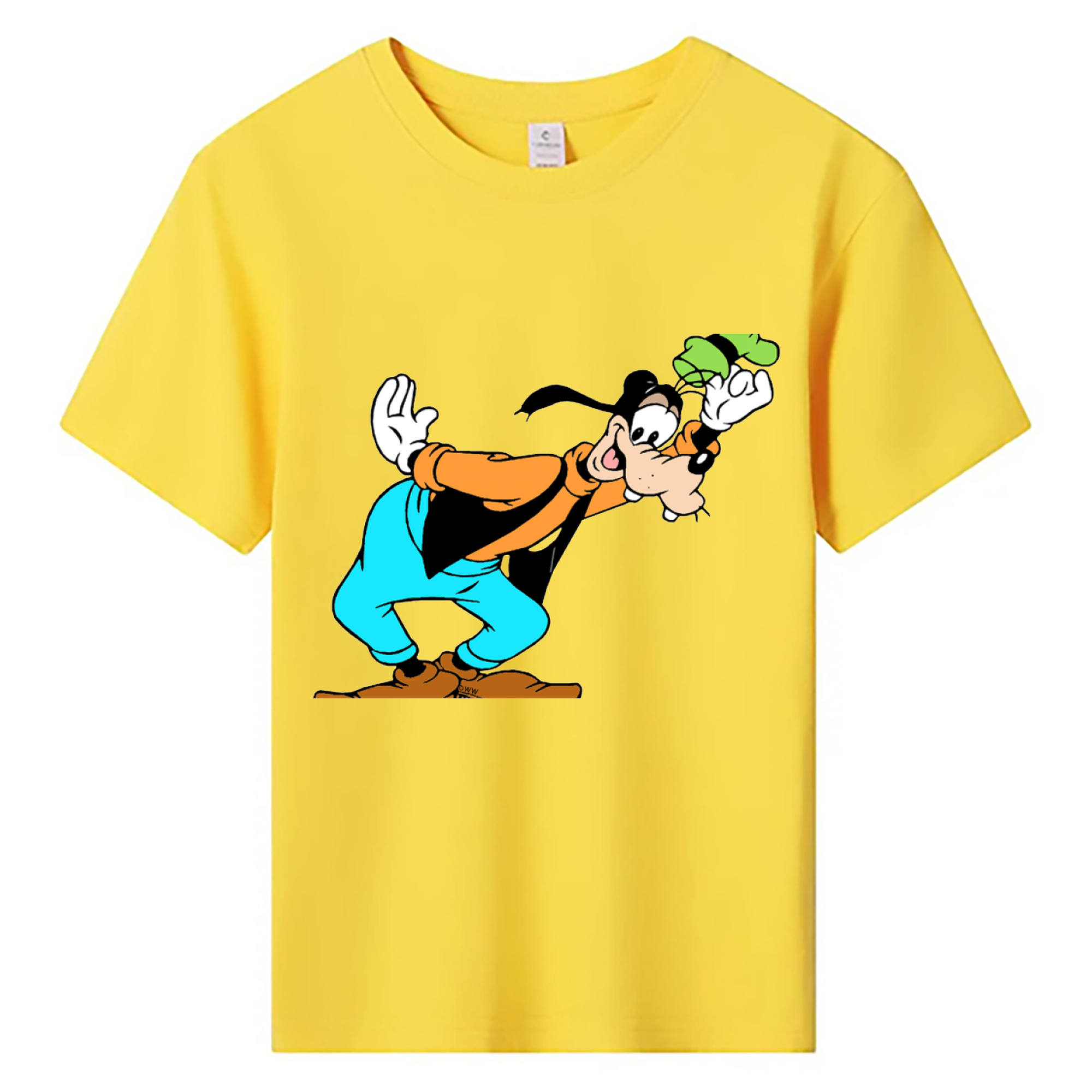 ミッキーマウス Mickey Mouse 綿100％キッズTシャツ（フロントプリント）