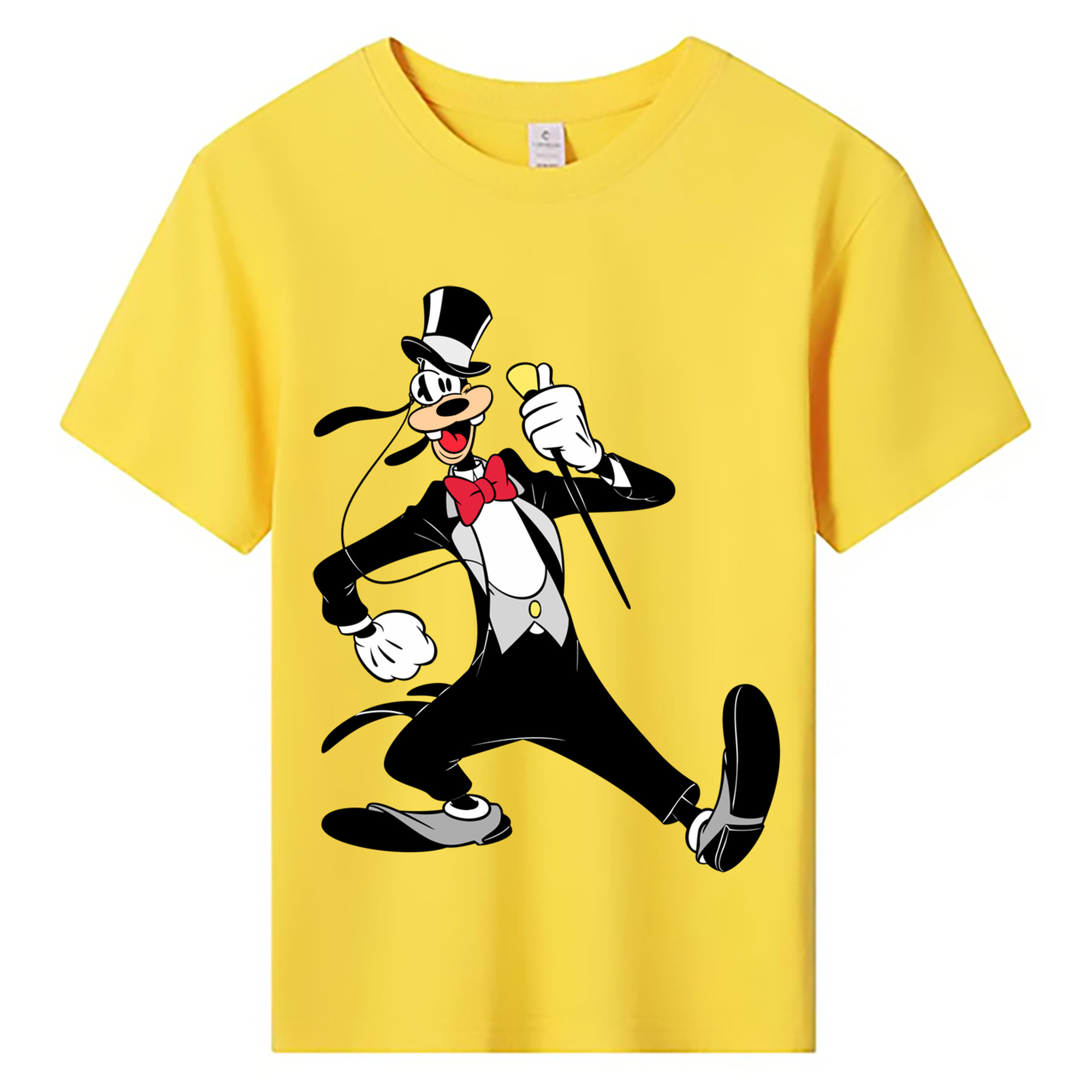 ミッキーマウス Mickey Mouse 綿100％キッズTシャツ（フロントプリント）