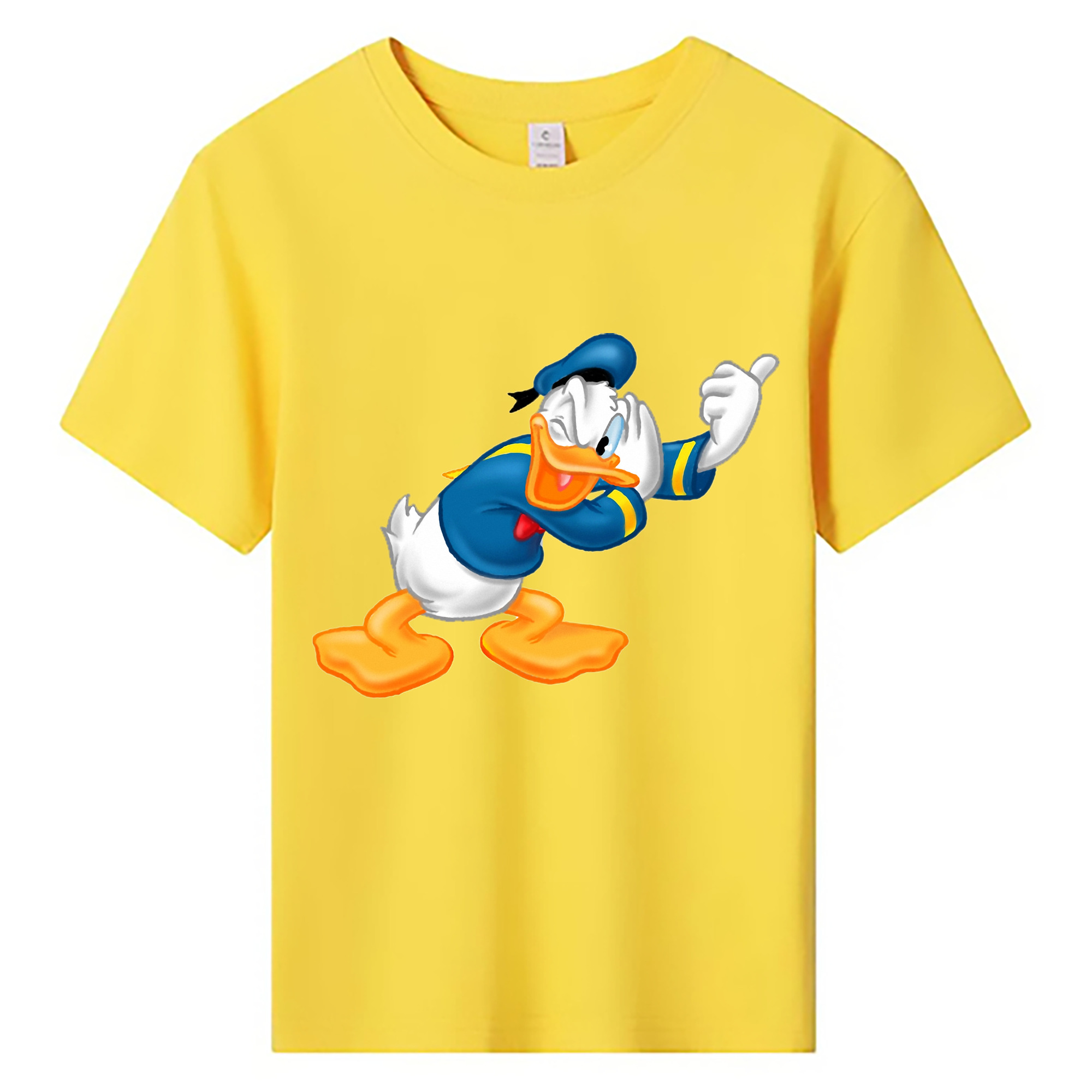 （画像用） ミッキーマウス Mickey Mouse 綿100％キッズTシャツ（フロントプリント）