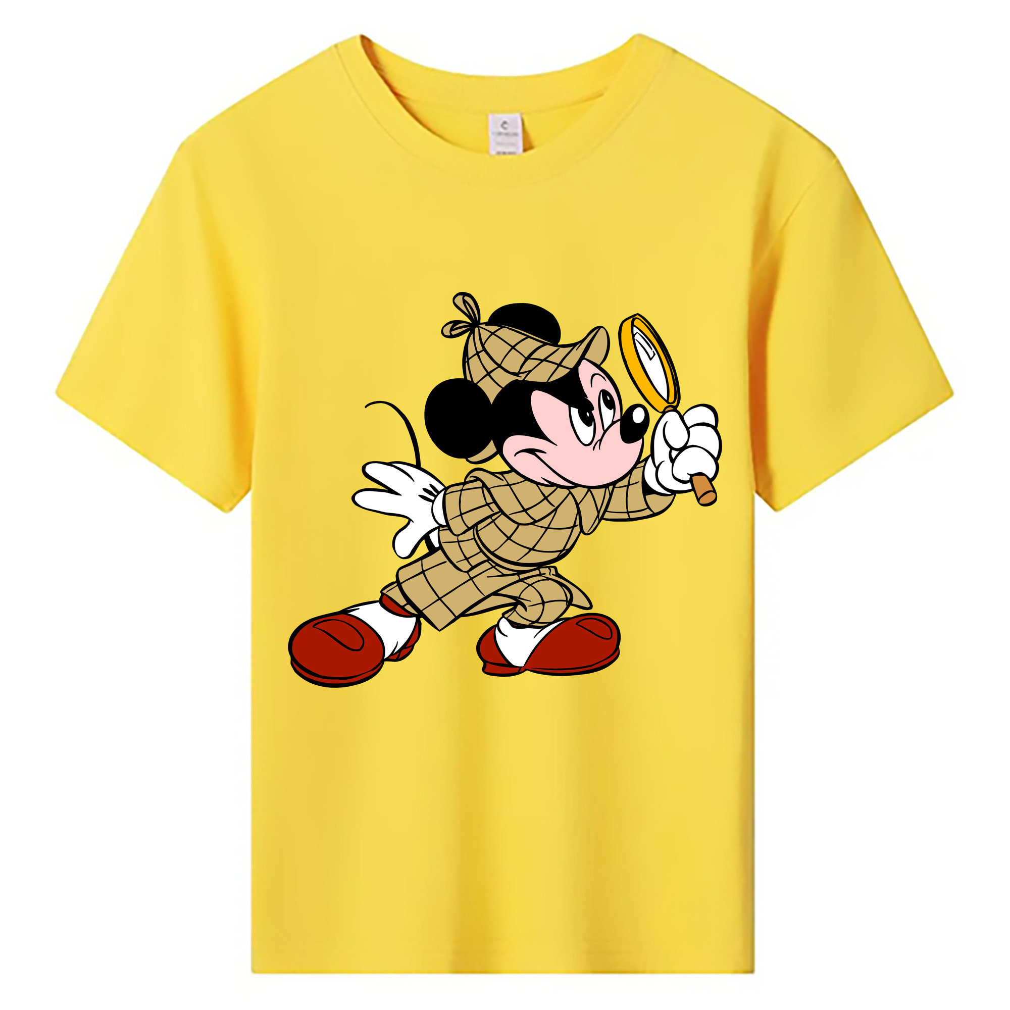 ミッキーマウス Mickey Mouse 綿100％キッズTシャツ（フロントプリント）