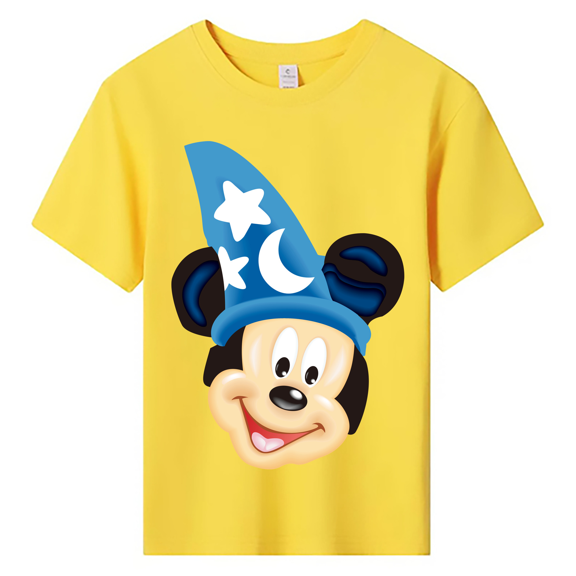 ミッキーマウス Mickey Mouse 綿100％キッズTシャツ（フロントプリント）
