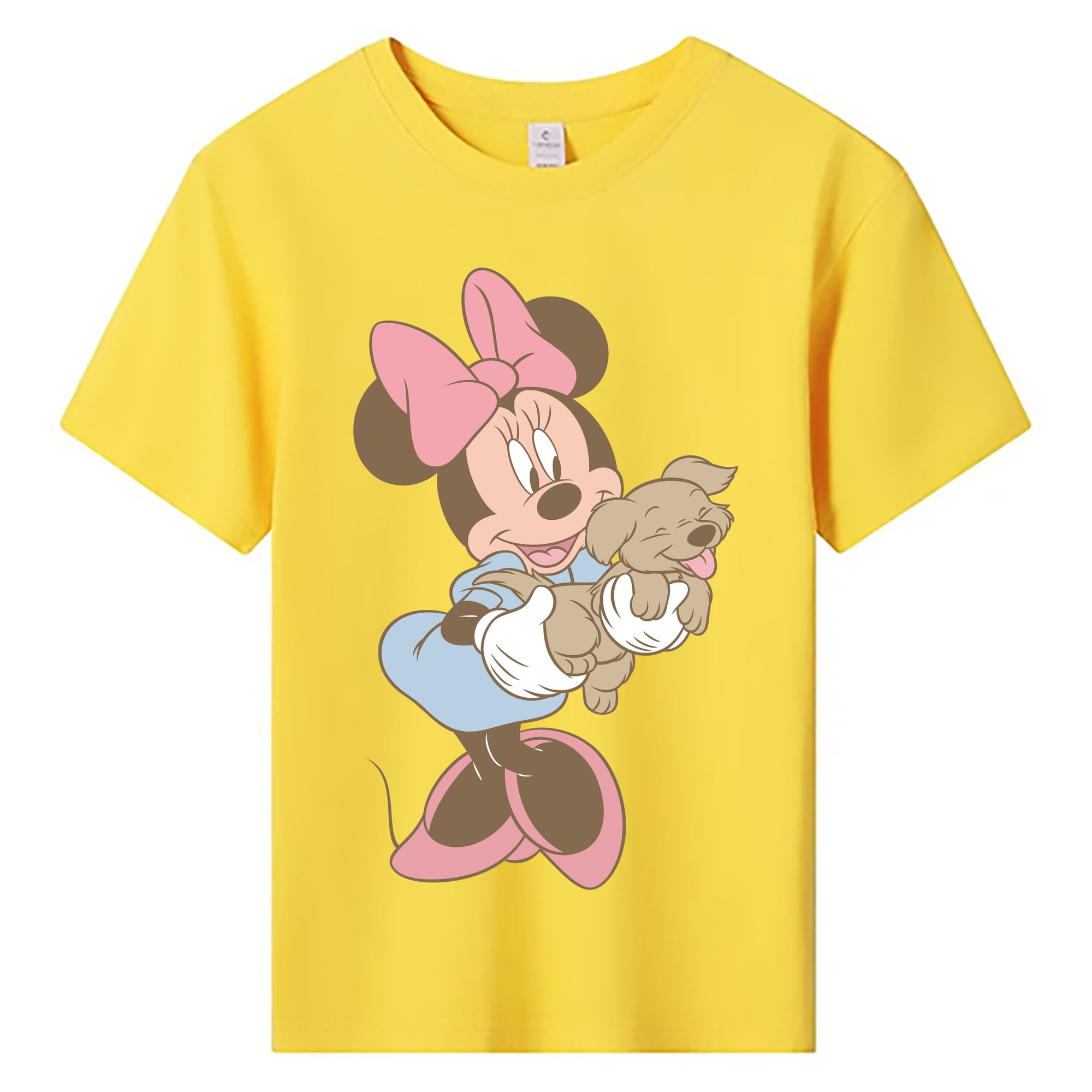 ミッキーマウス Mickey Mouse 綿100％キッズTシャツ（フロントプリント）